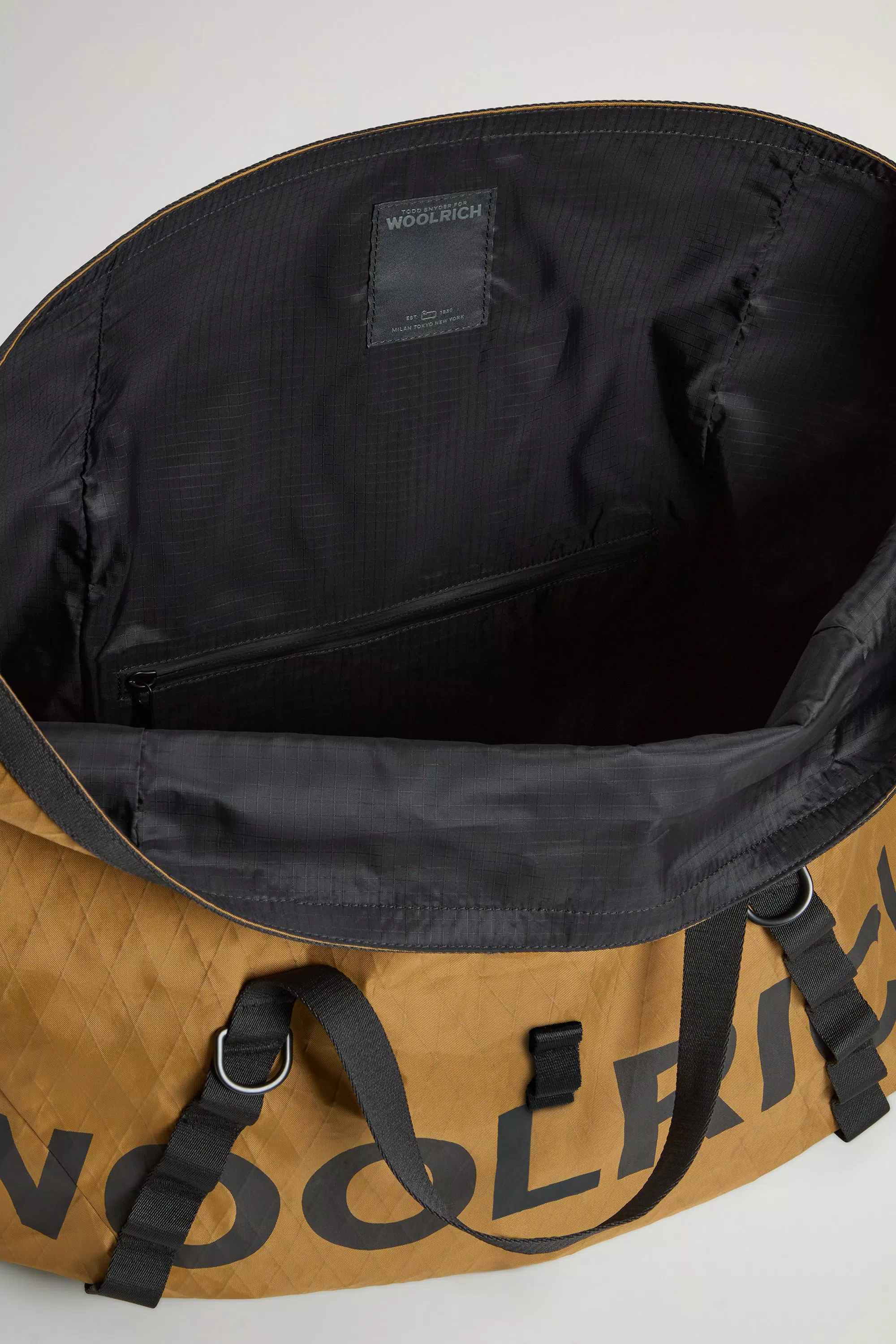 Borsa Holdall in X-PAC di Todd Snyder - Marrone