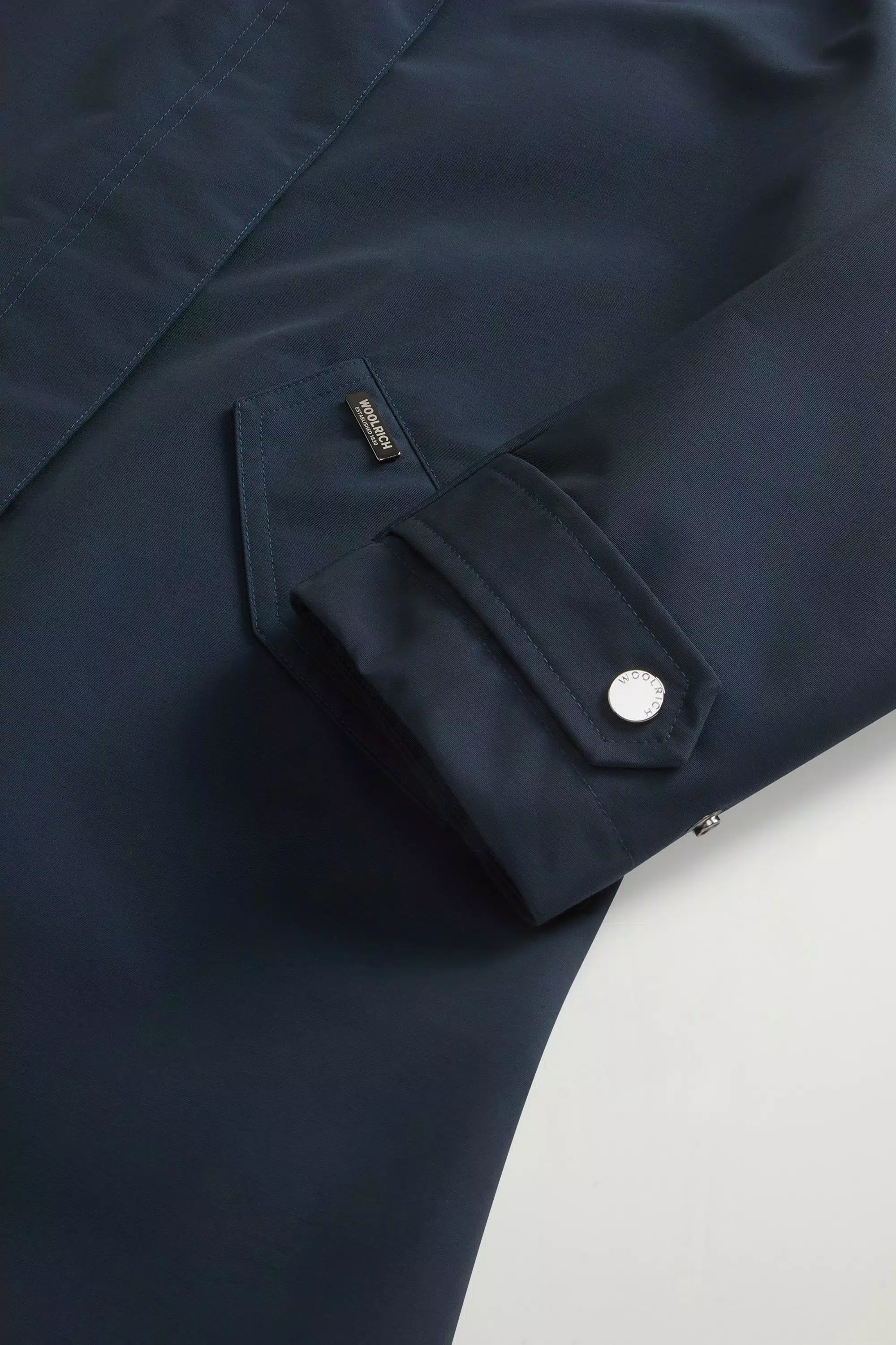 Parka Prescott in Tessuto Ramar a Doppio Strato - Blu Melton