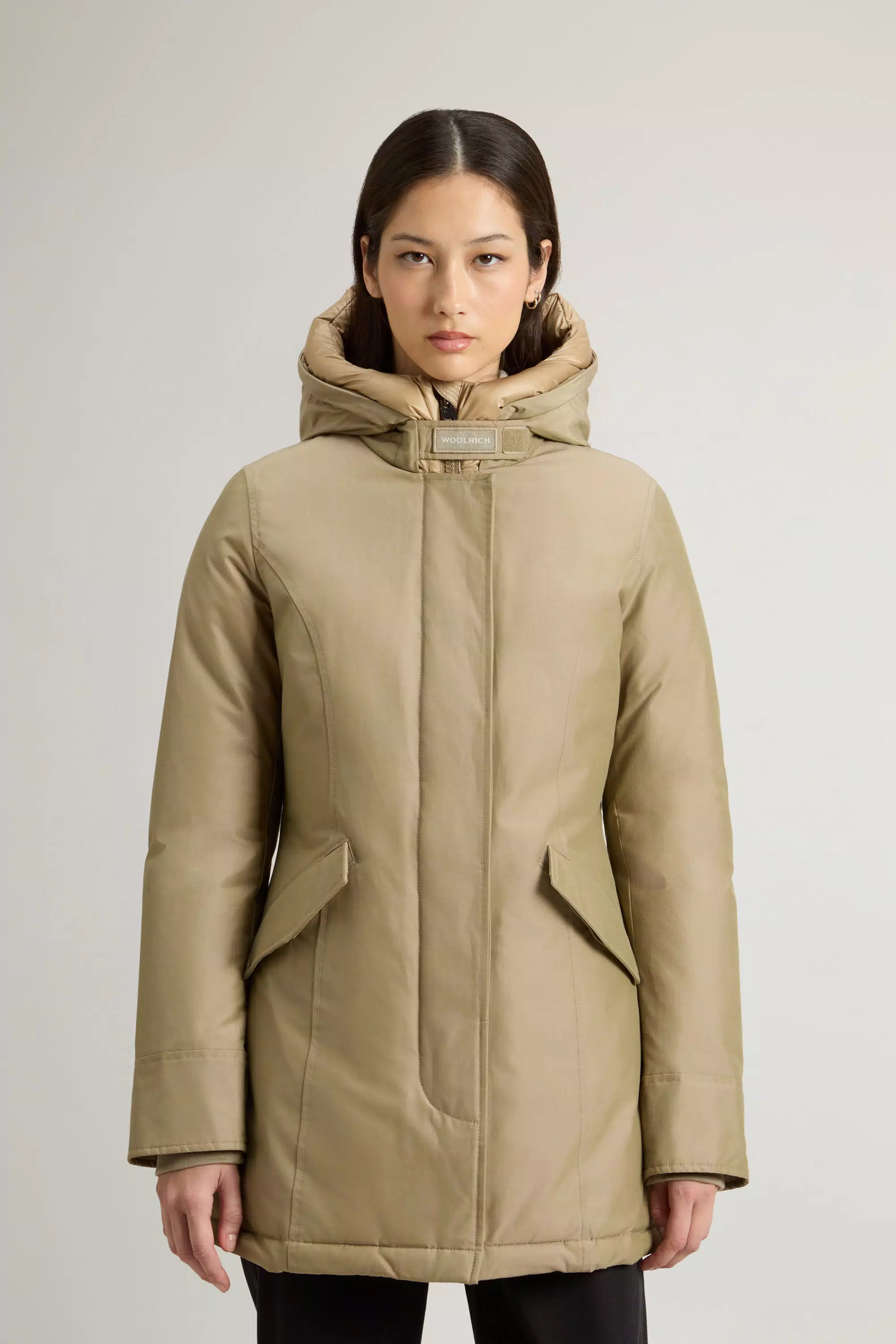 Parka Artica in Tessuto Ramar - Due Tinte Cornstalk