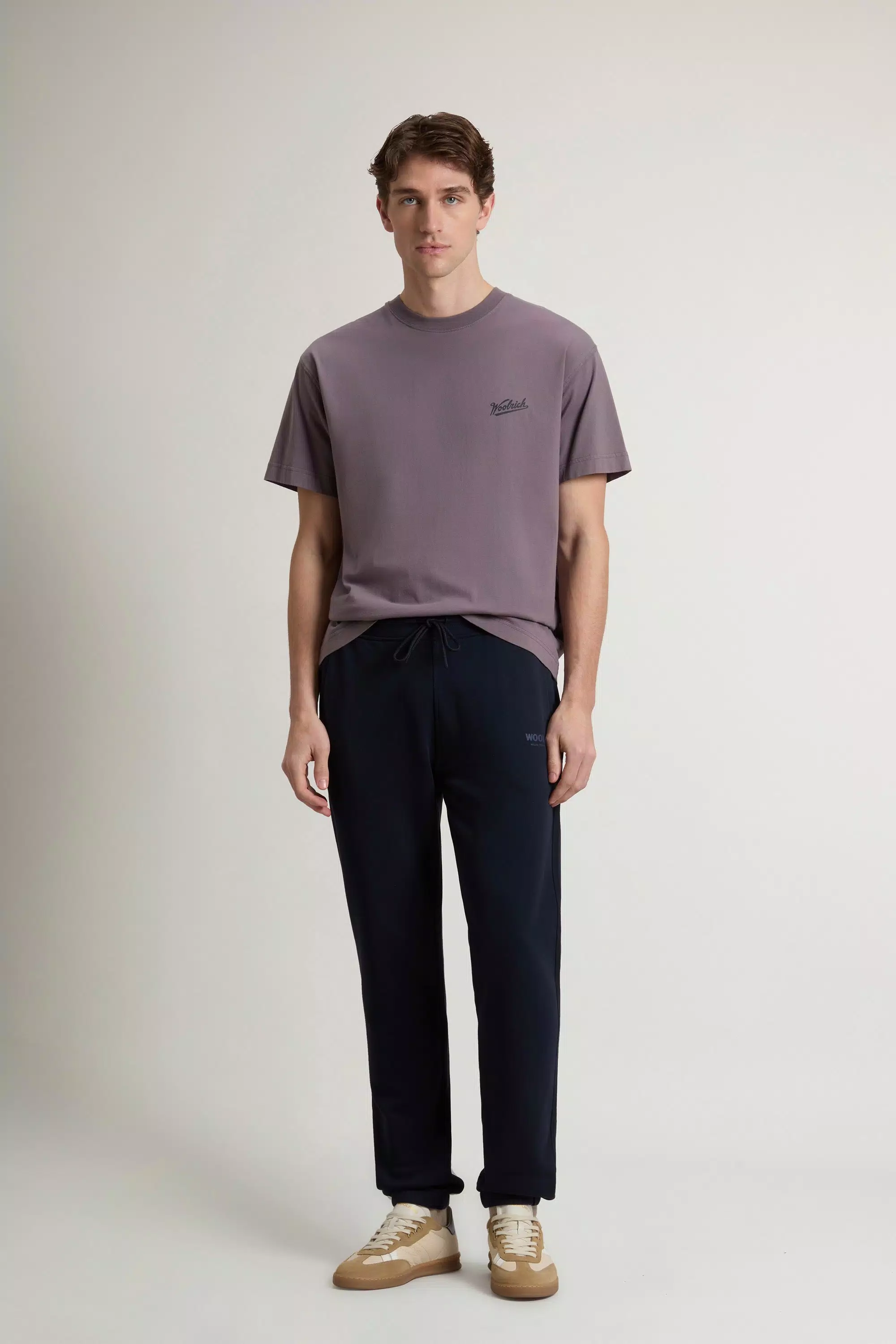 Pantaloni Sportivi in Cotone Puro - Blu Melton