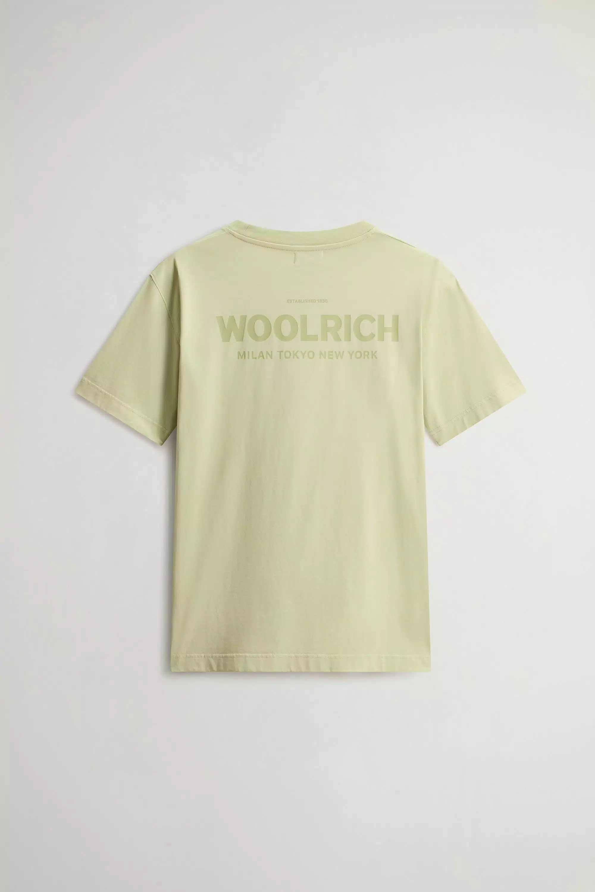 T-Shirt in Cotone Puro con Logo - Lint