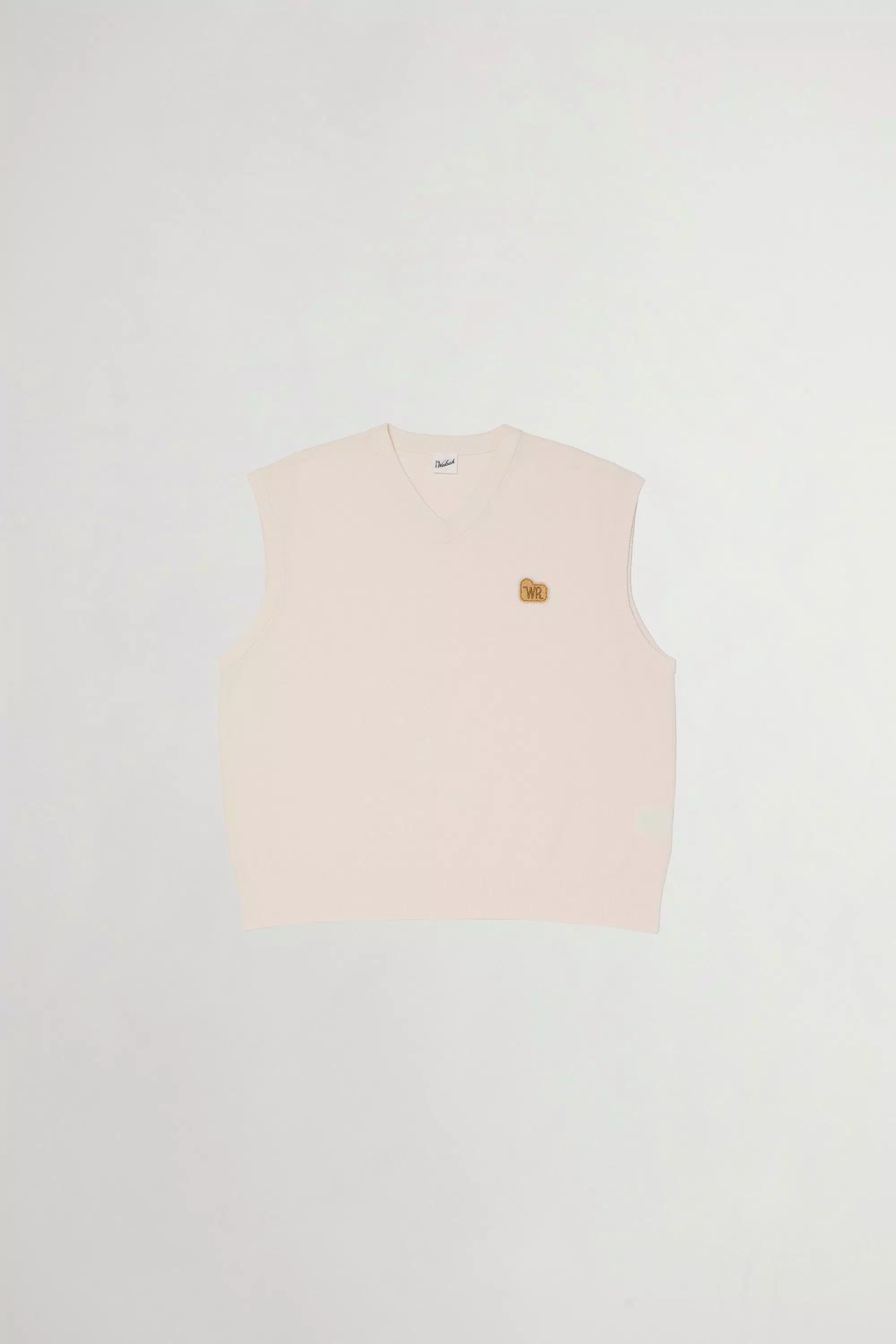 Gilet in Piqué di Cotone Puro - Bianco
