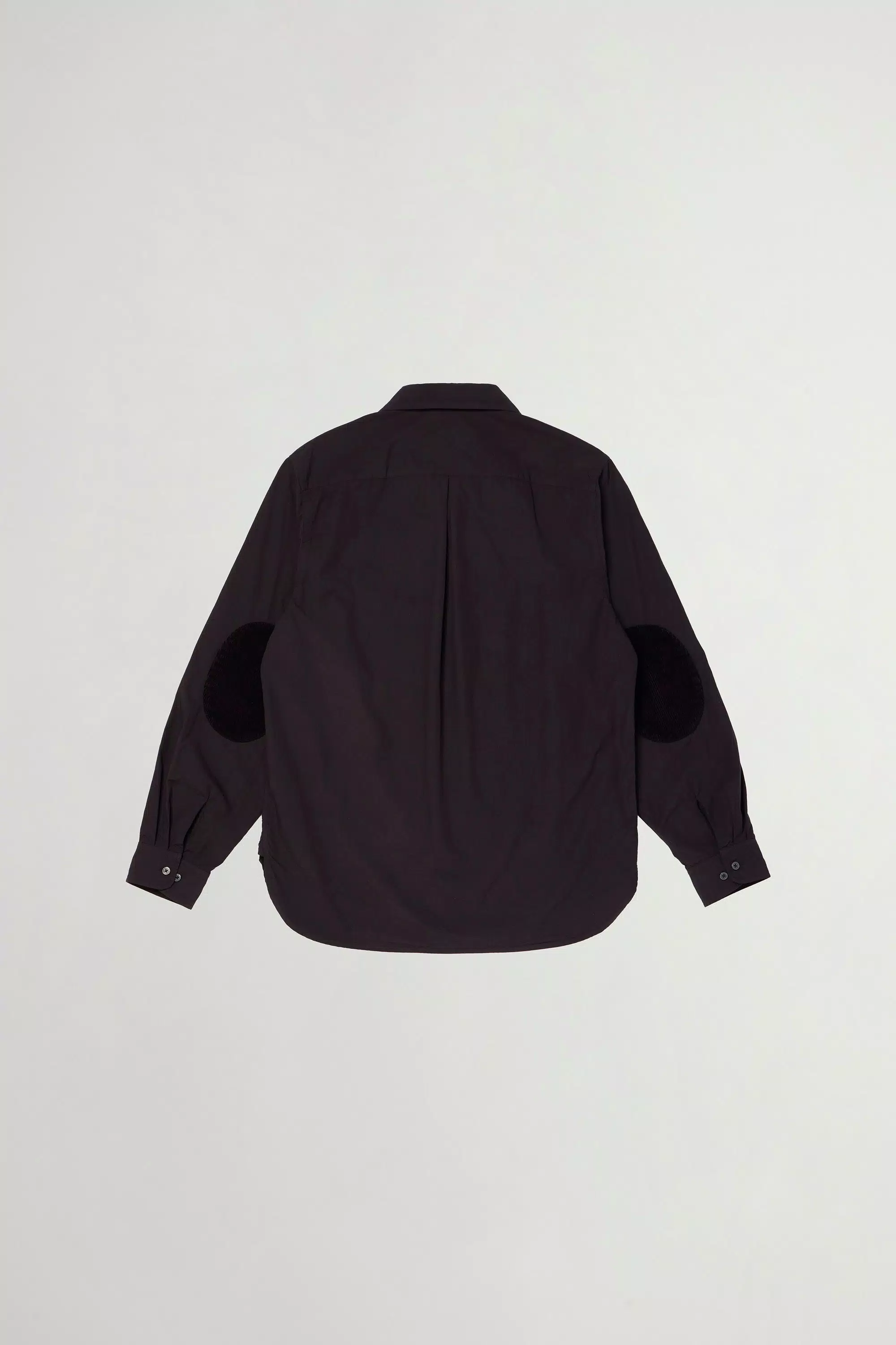 Camicia Country Tintata in Popeline di Cotone Puro - Grigio Antracite