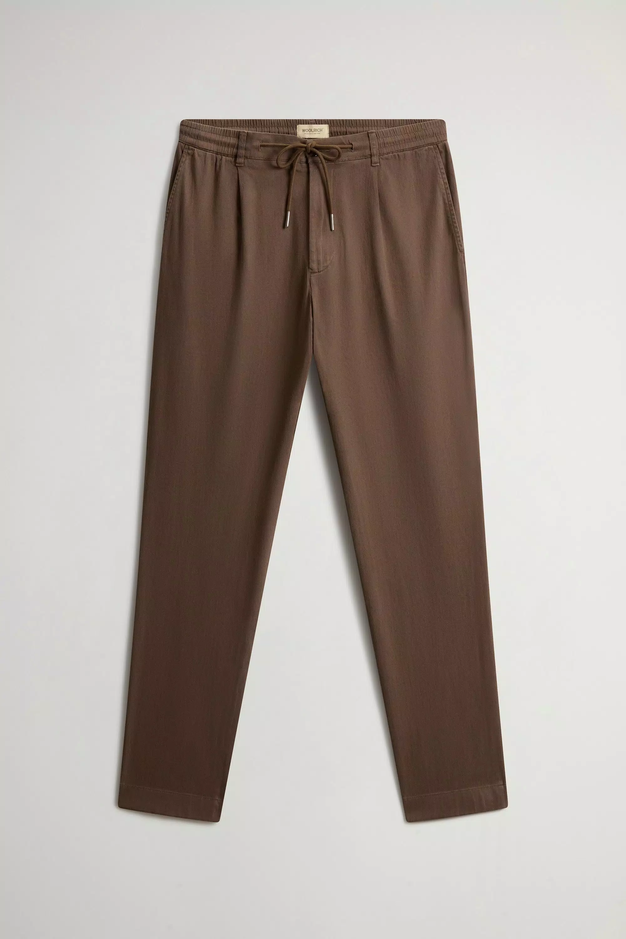 Pantaloni Milton in Cotone e Lino Tinti in Tessuto - Nero Grigio
