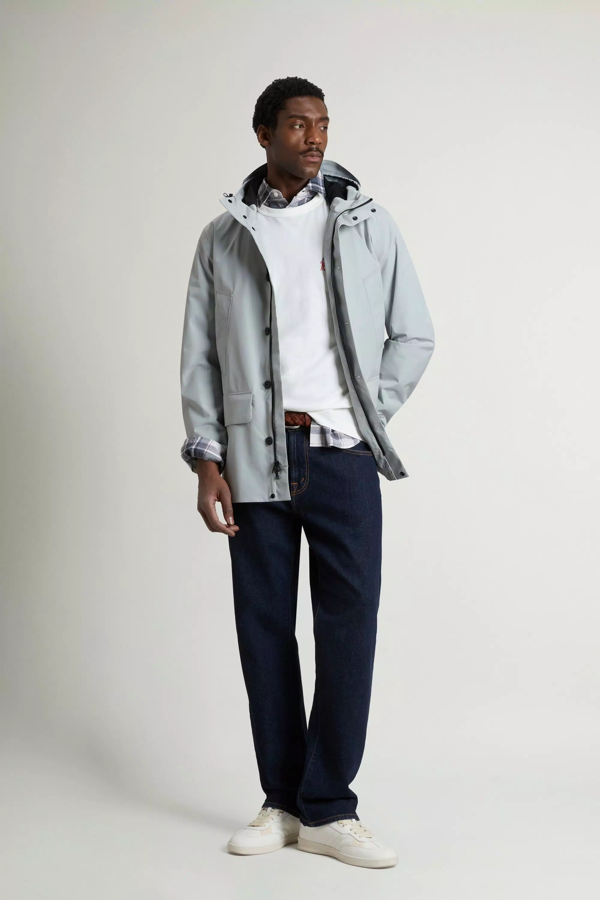 Parka estiva in tessuto WINDSTOPPER di GORE-TEX LABS - Harbor Mist