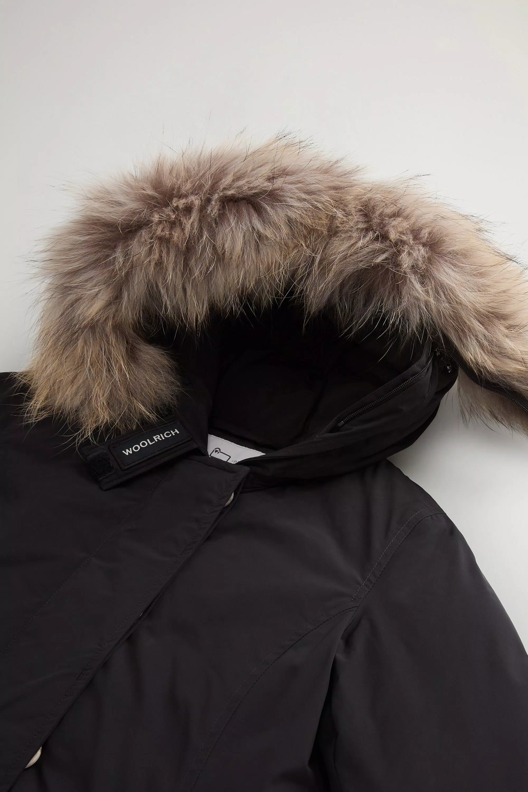 Impermeabile Arctic per Bambine in Tessuto Urban Touch - Nero