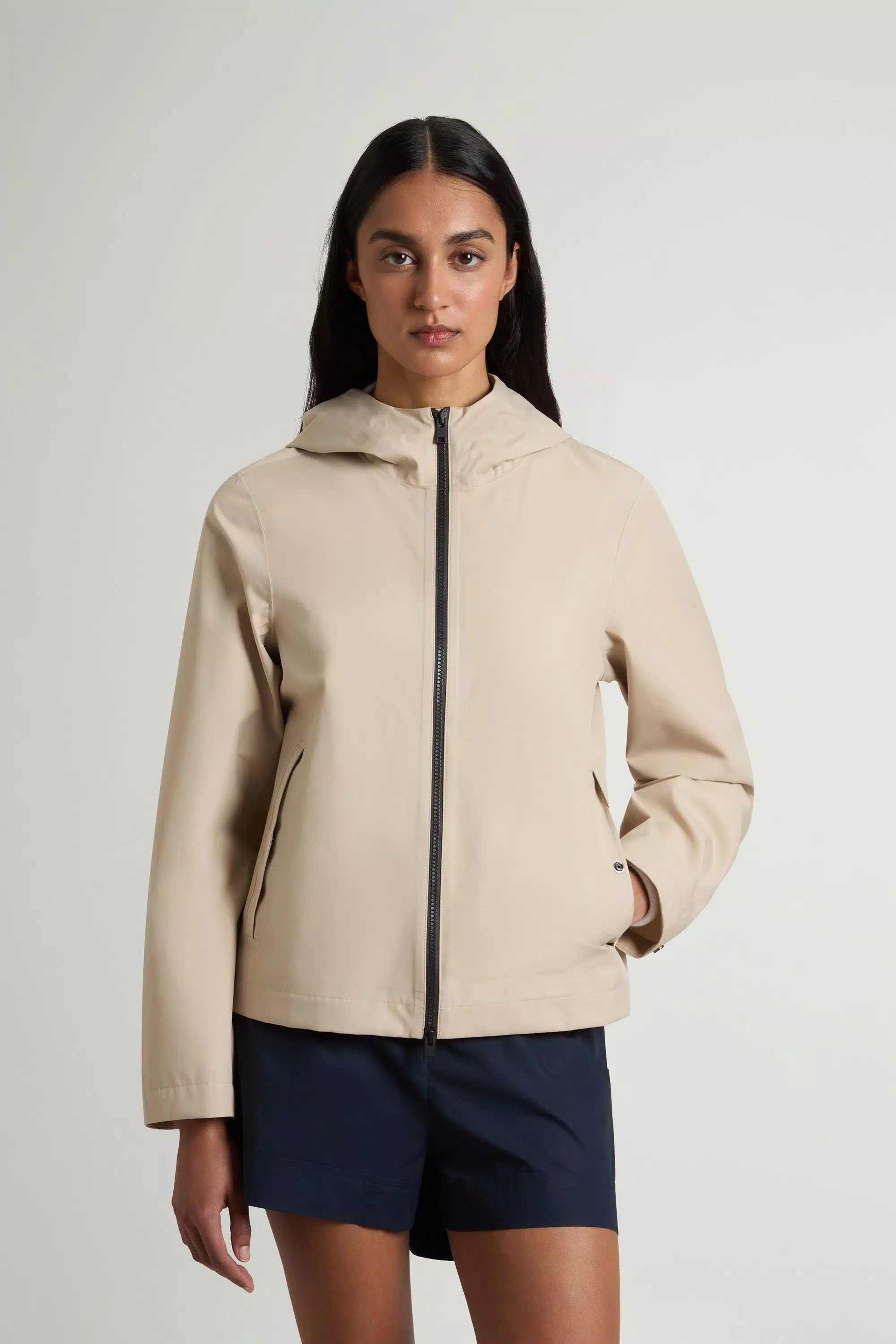 Giacca Leggera Stretch - Bianco Pepe