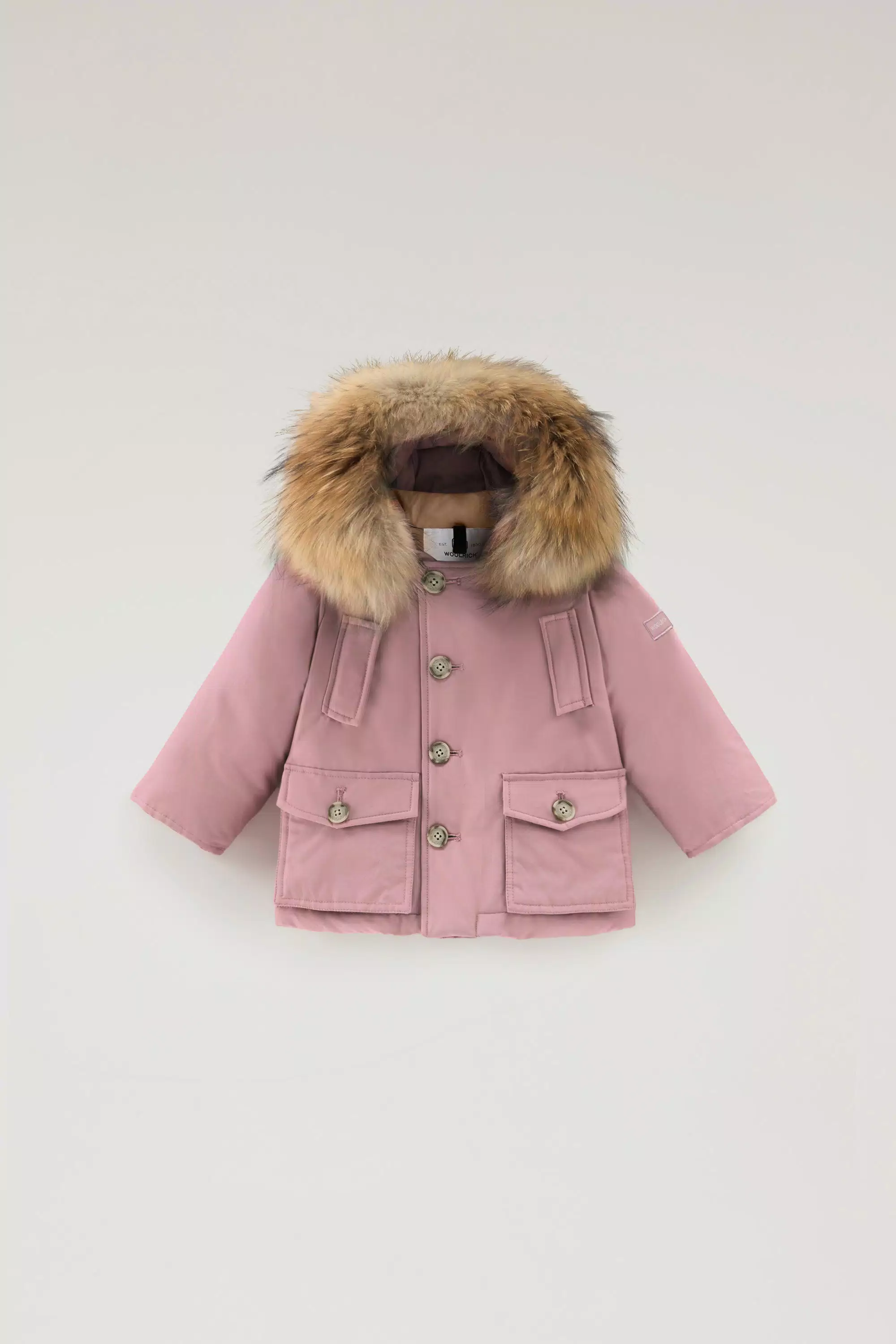 Parka in Tessuto Ramar per Bambini con Dettaglio in Pelliccia Rimovibile - Woodrose
