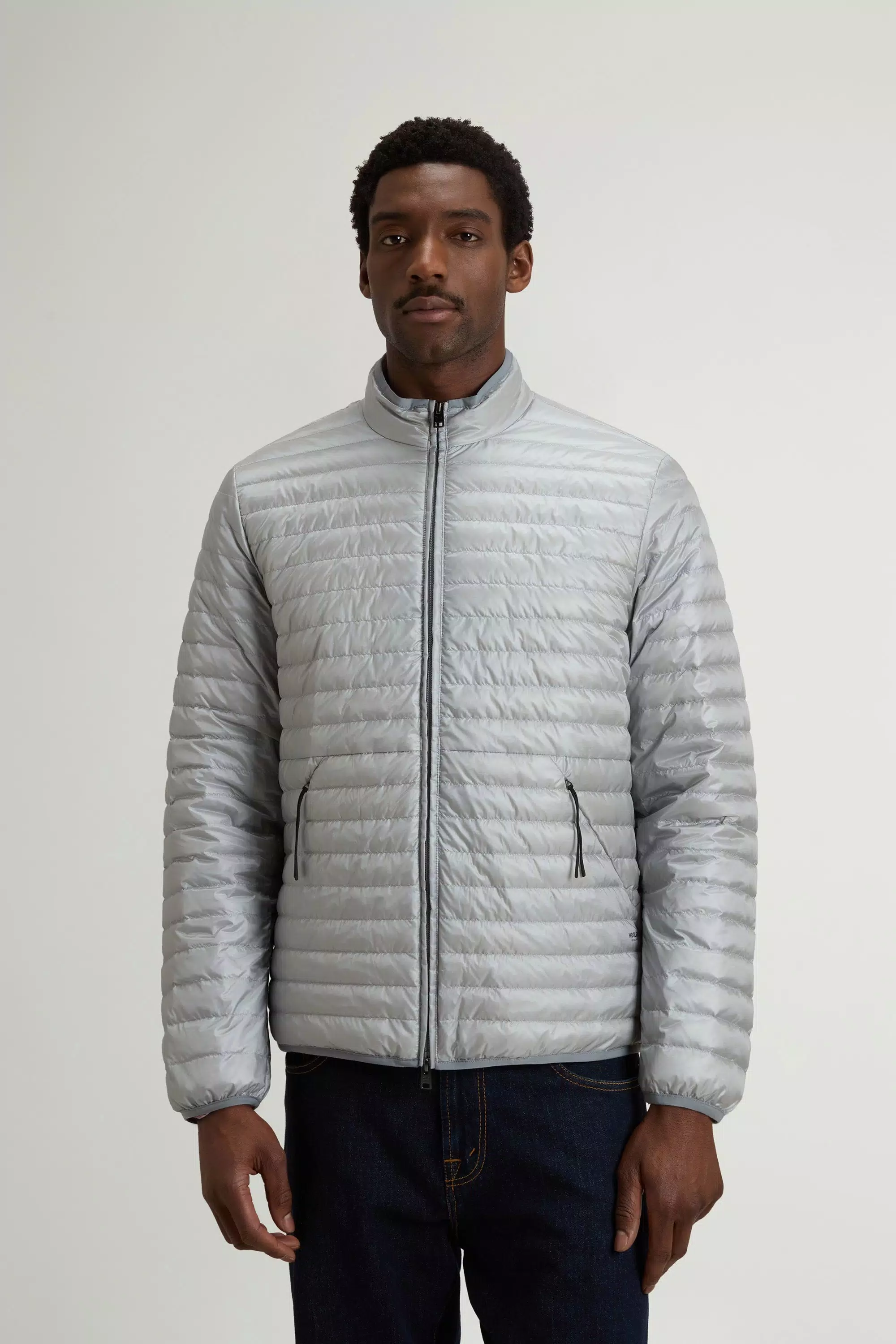 Giacca imbottita Allen leggera in nylon ripstop - Harbor Mist