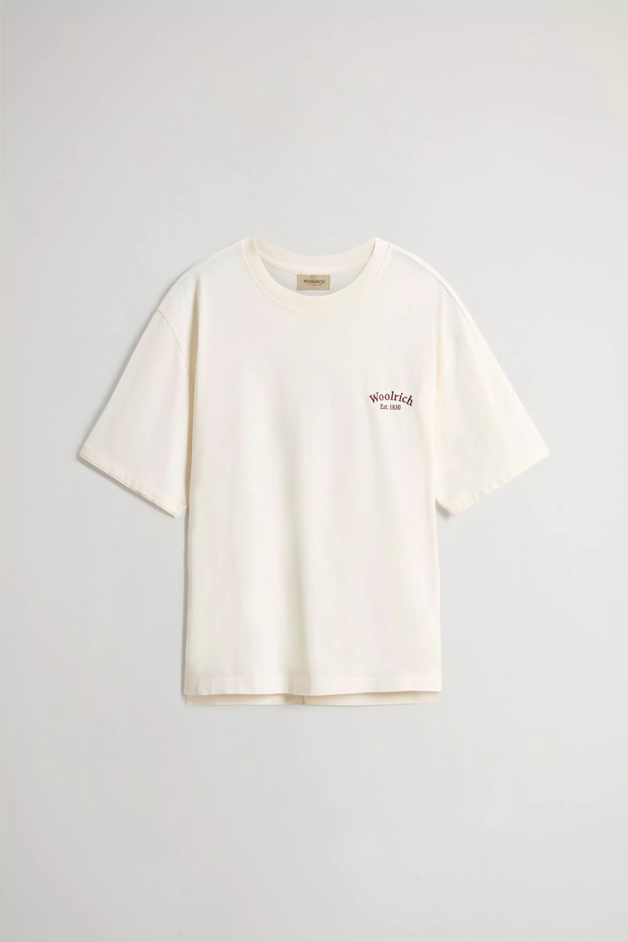 T-shirt in Cotone Pima Puro con Logo - Jet Stream