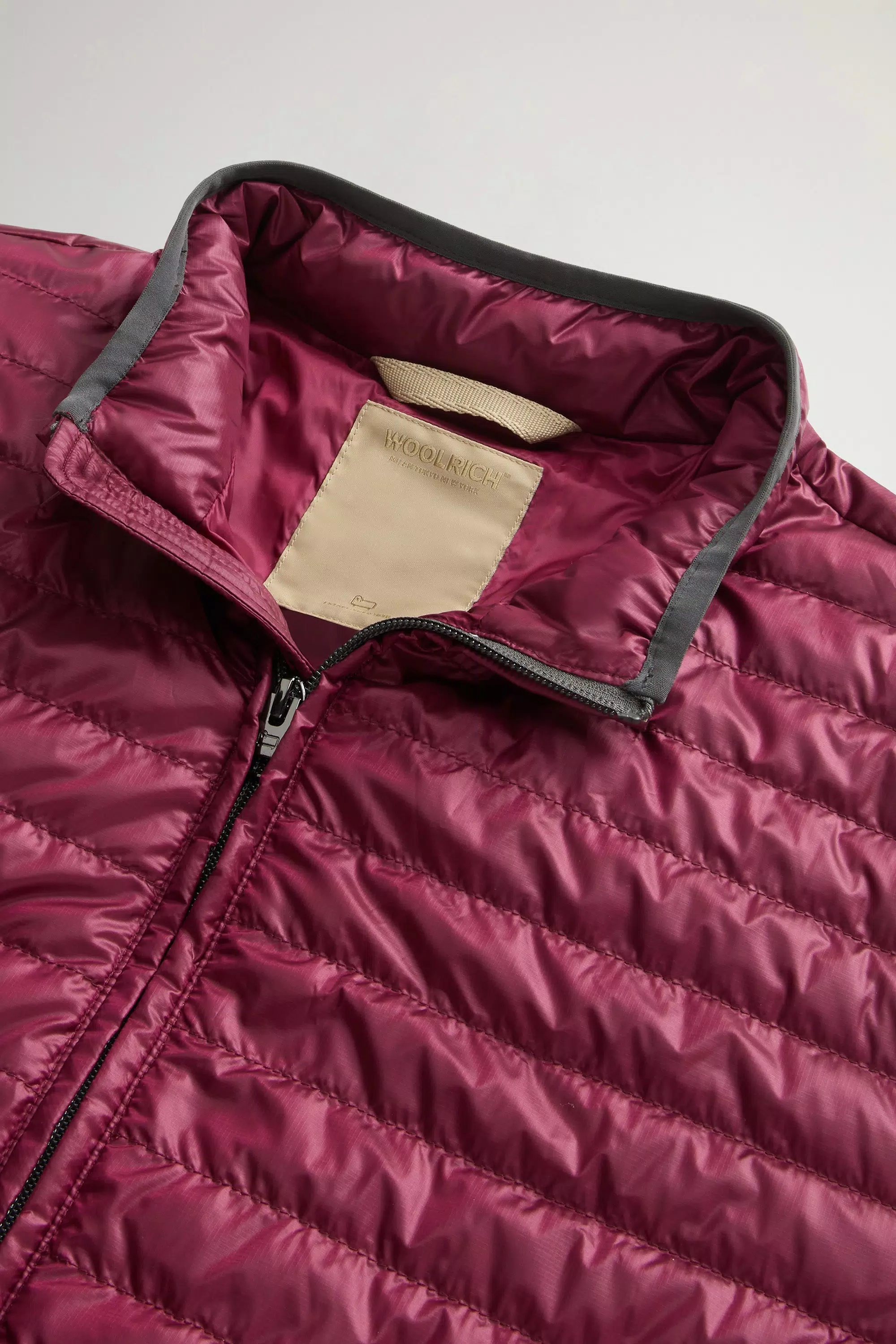 Giacca imbottita Allen leggera in nylon ripstop - Rododendro