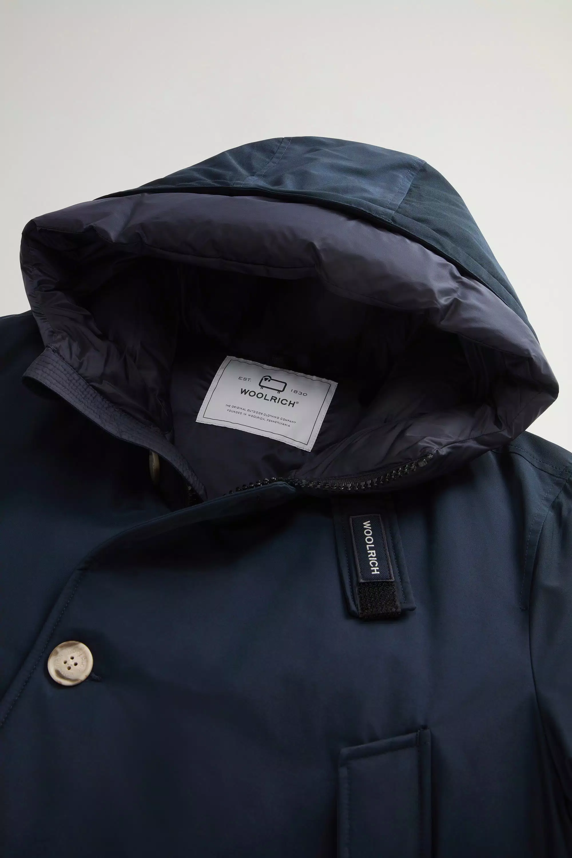 Parka Artica in Tessuto Ramar - Blu Melton