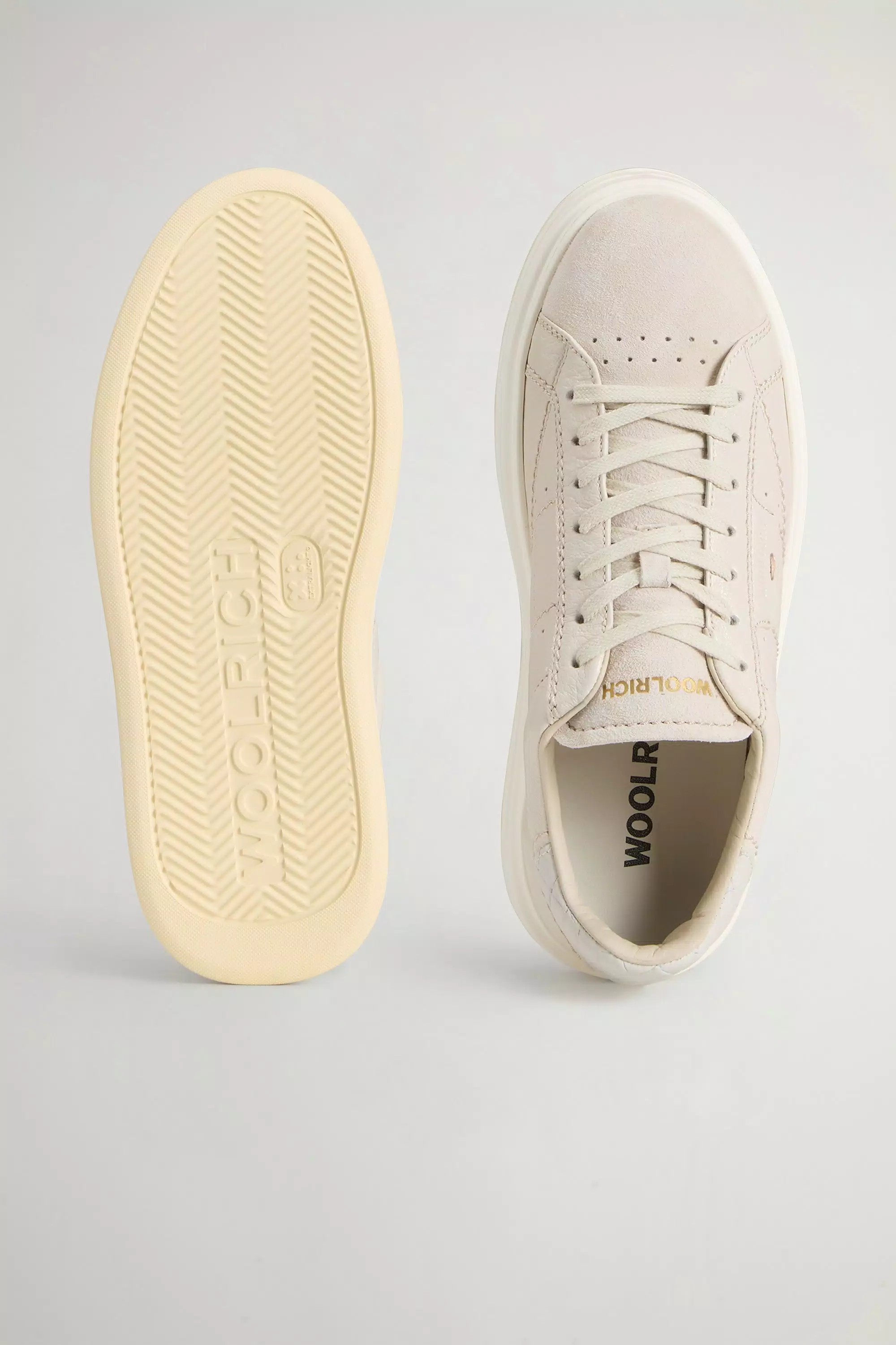 Scarpe da ginnastica Arrow in vitello - Whipped Cream Whipped Cream