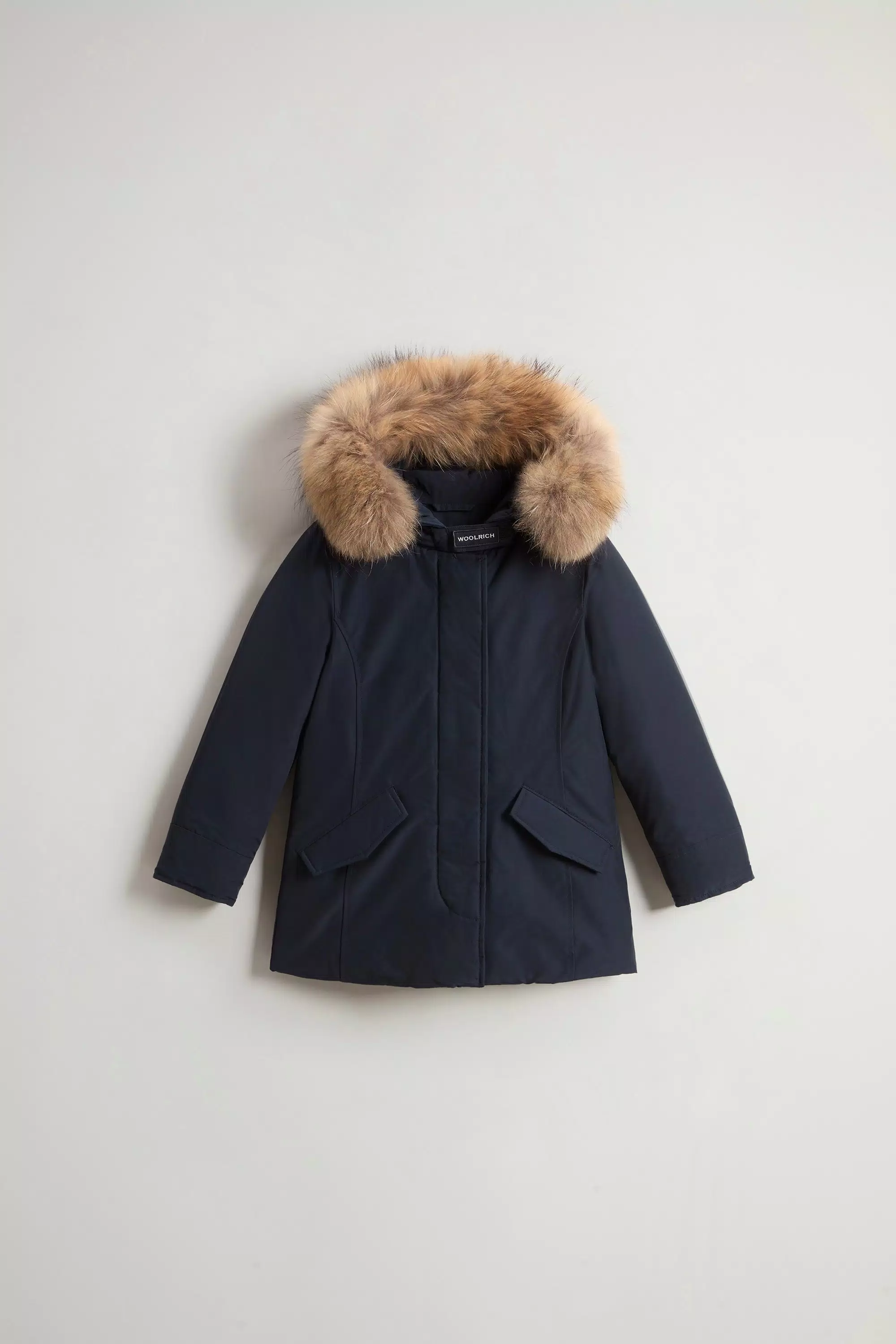 Giubbotto Arctic per Bambine con Fodera in Pelliccia Rimovibile - Melton Blu