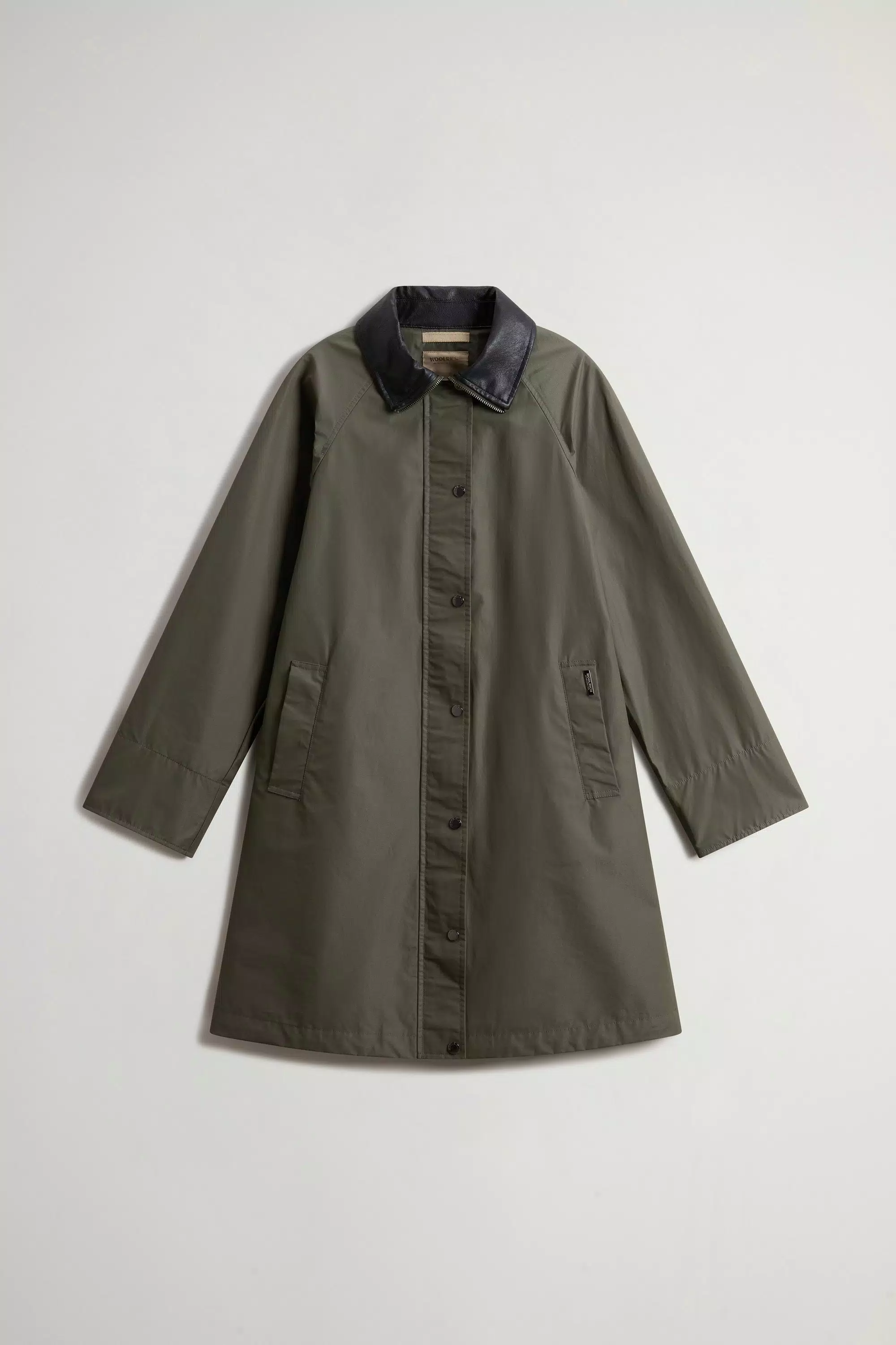 Cappotto Dundee in Cotone Superwax - Verde Scuro Impermeabilizzato