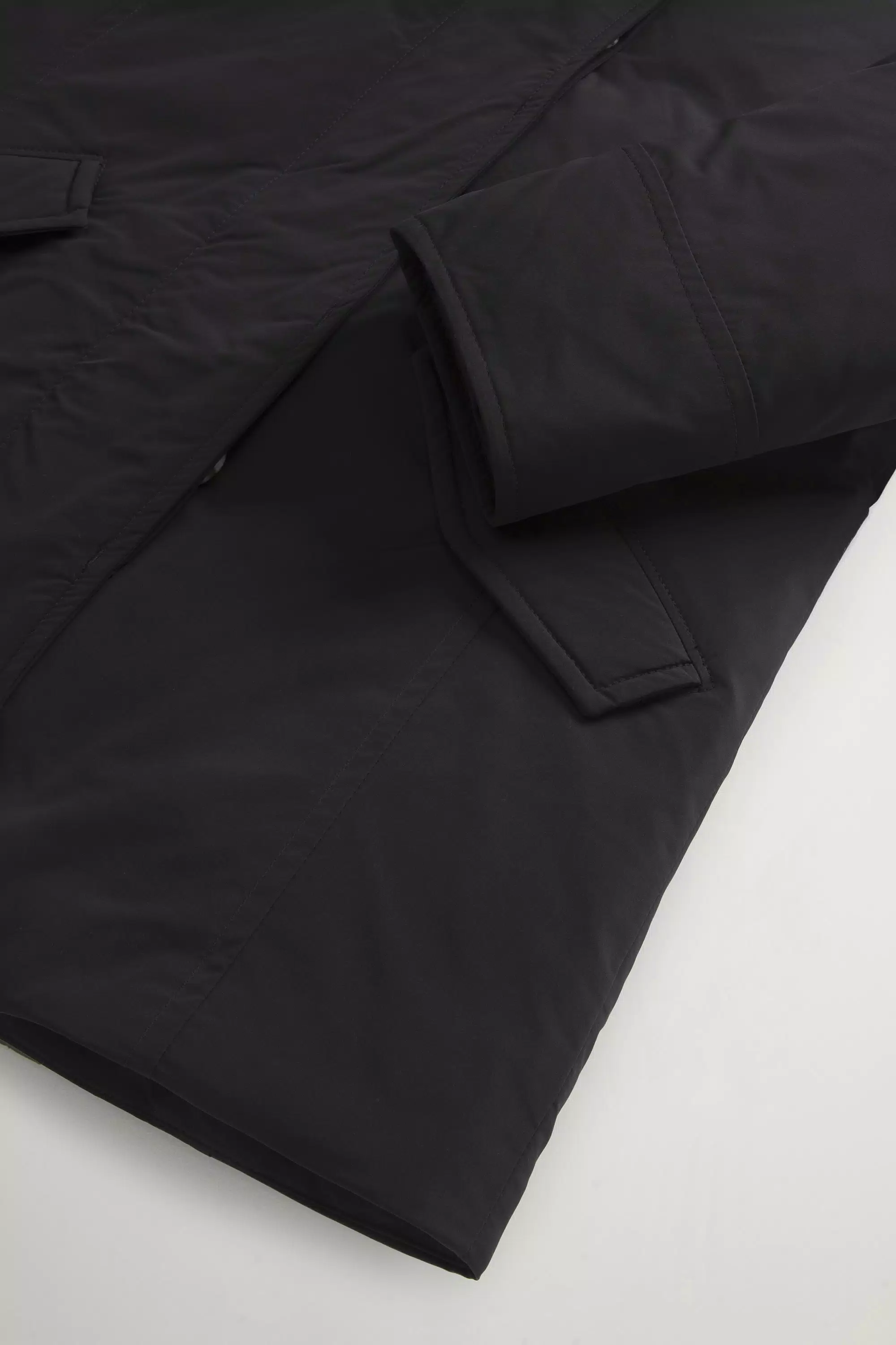 Impermeabile Arctic per Bambine in Tessuto Urban Touch - Nero
