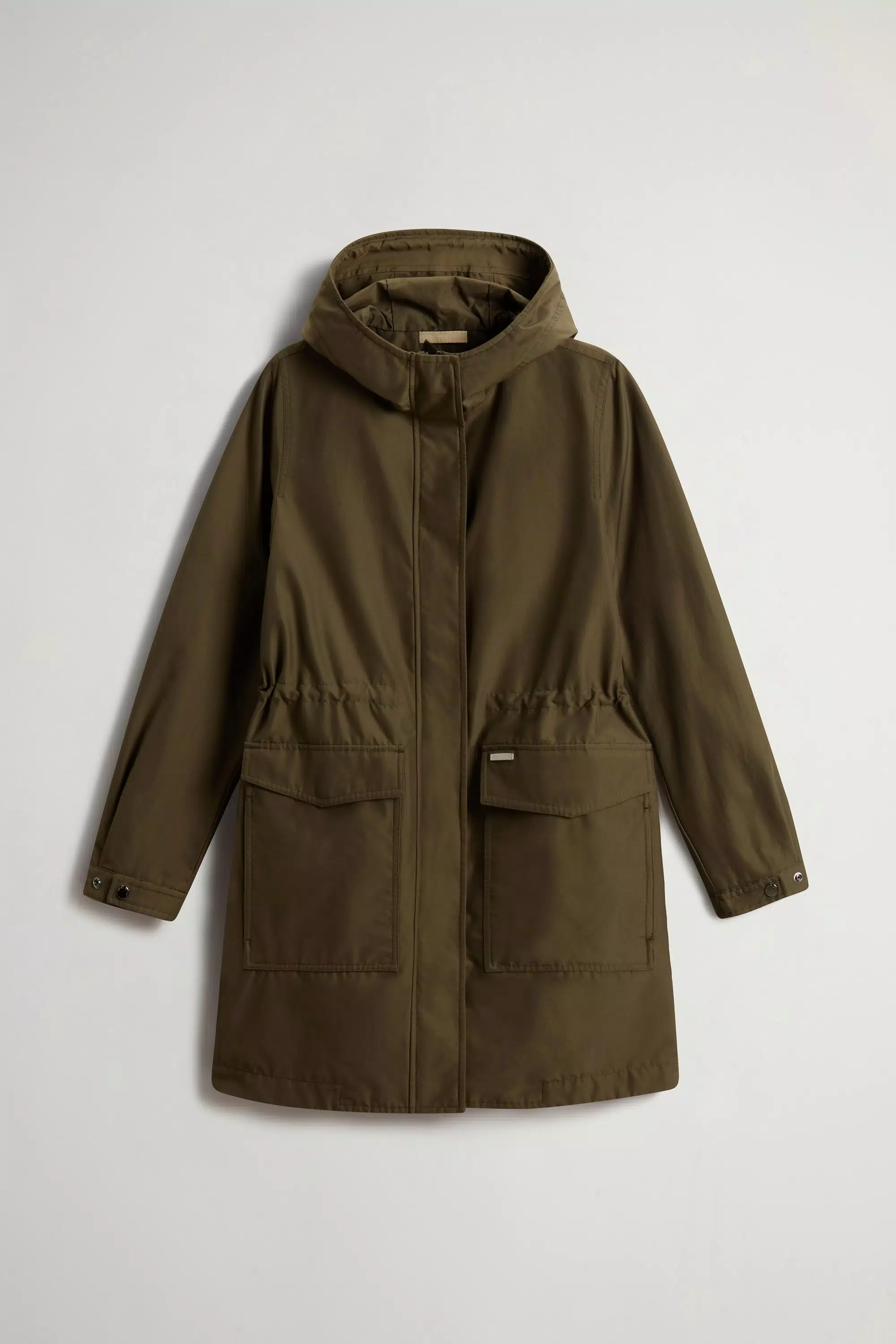 Parka in Light Ramar - Verde Scuro