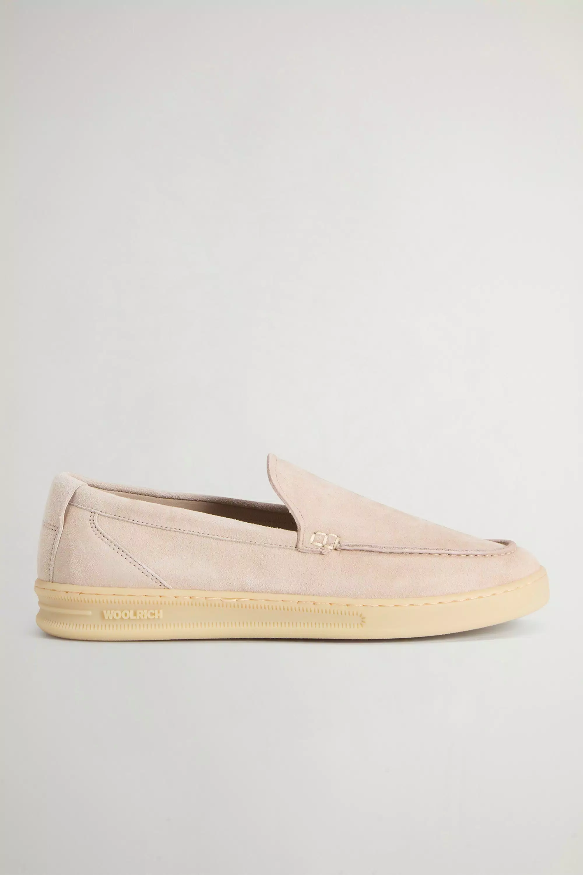 Loafers in Suede - Beige