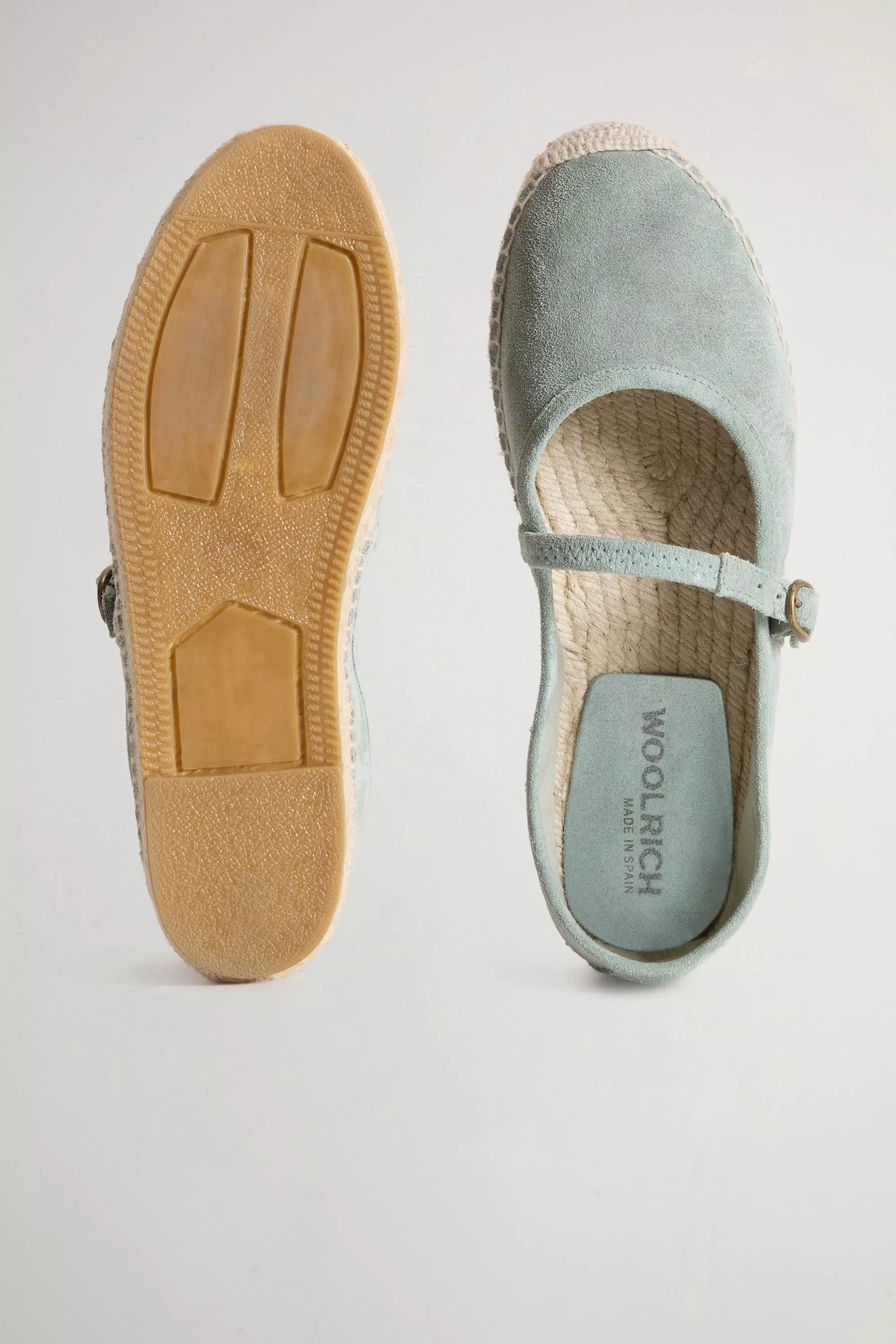 Espadrillas in Suede - Acquamarina