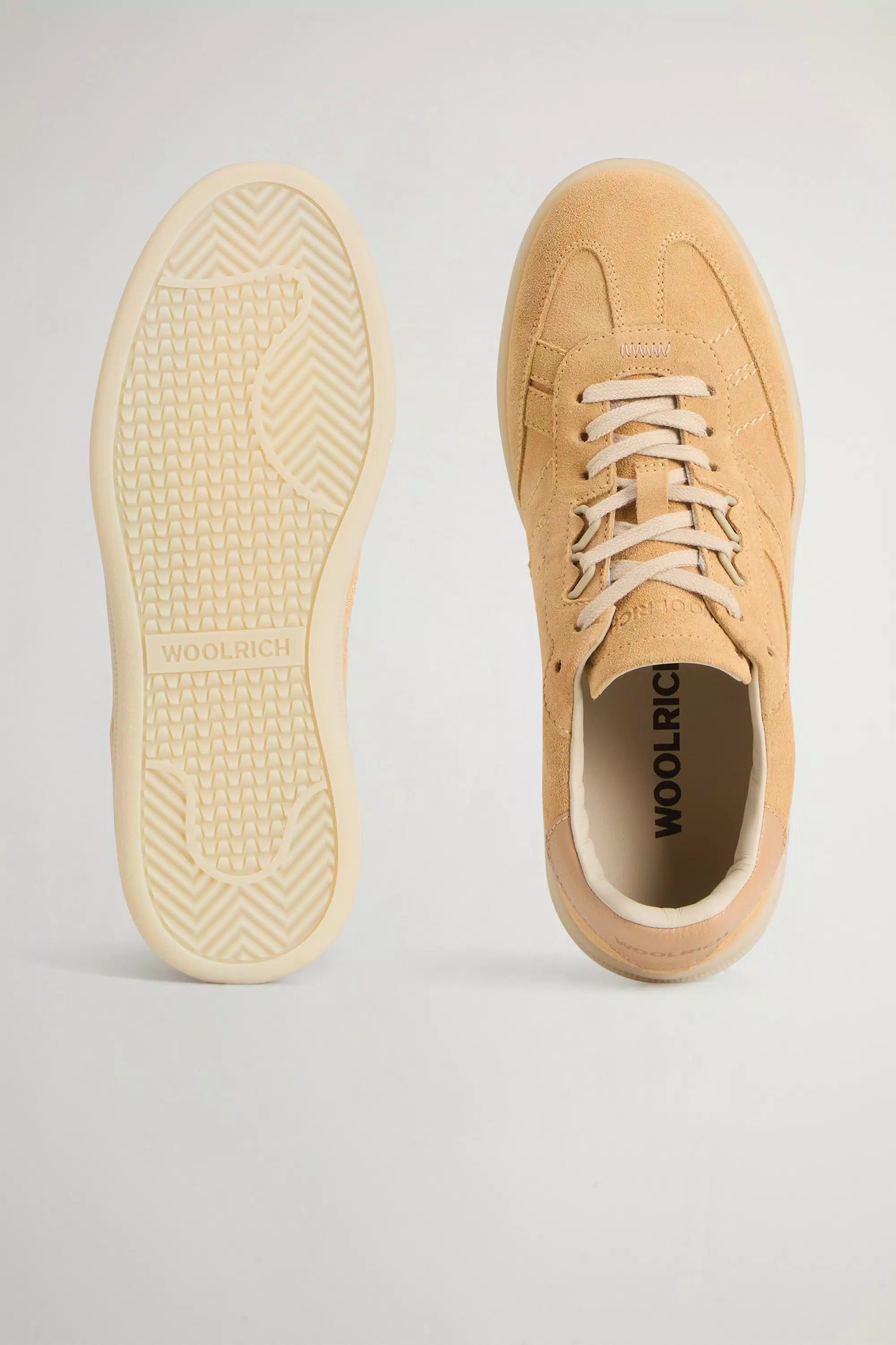 Scarpe da Tennis Doubleu in Suede - Ocra