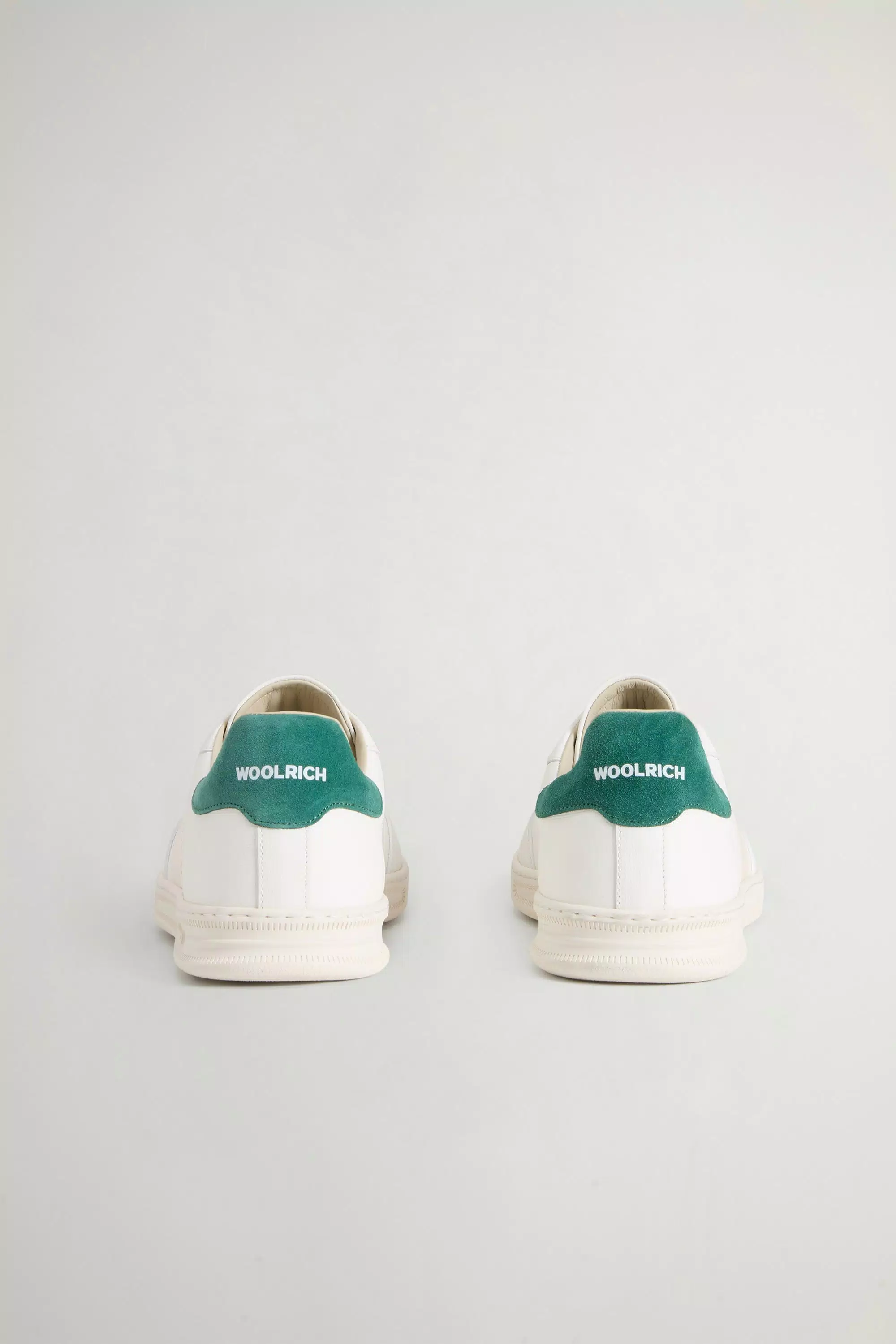 Scarpe da tennis Doubleu in vitello con dettagli in camoscio - Bianco