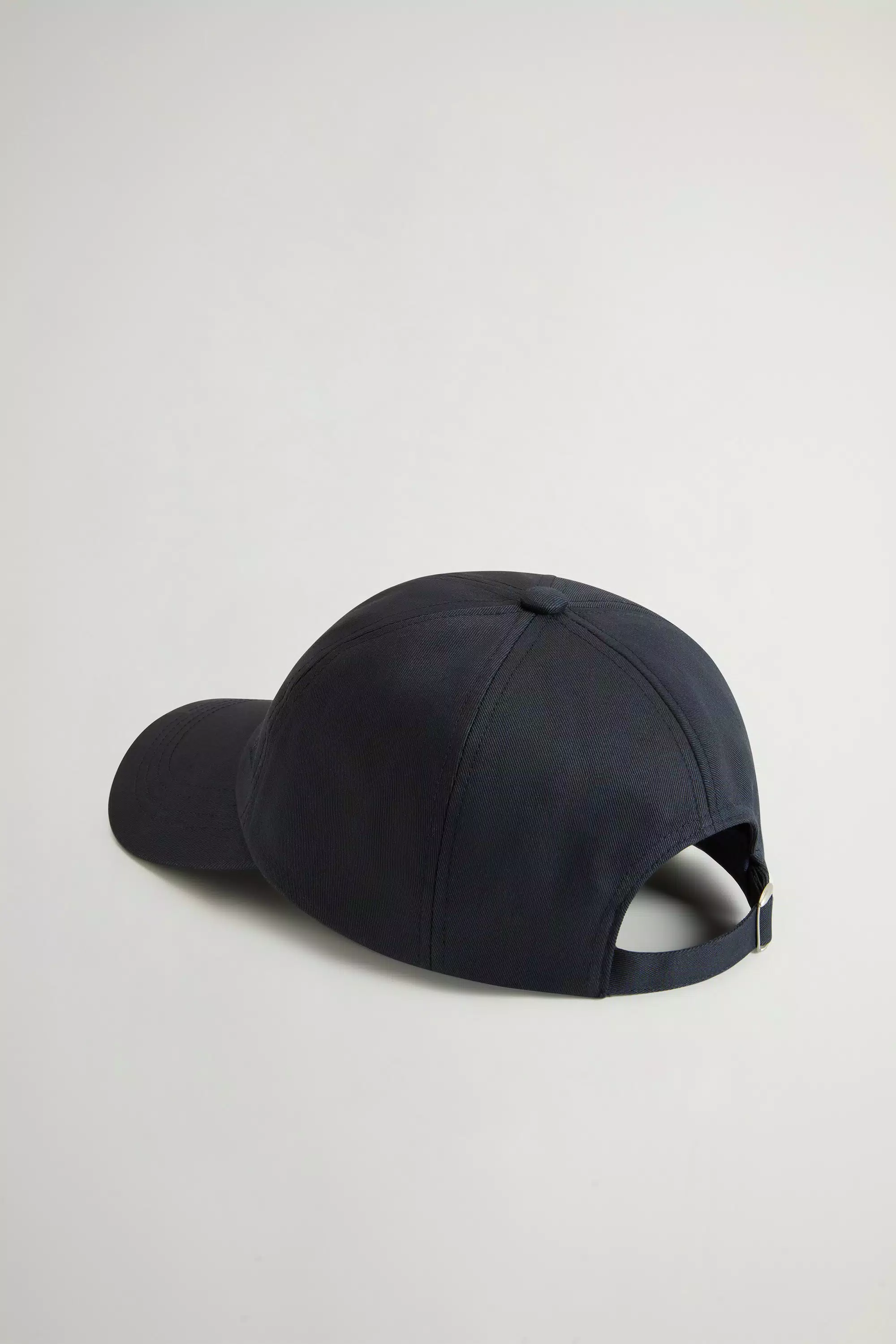 Berretto in twill di cotone con logo ricamato - Melton Blue