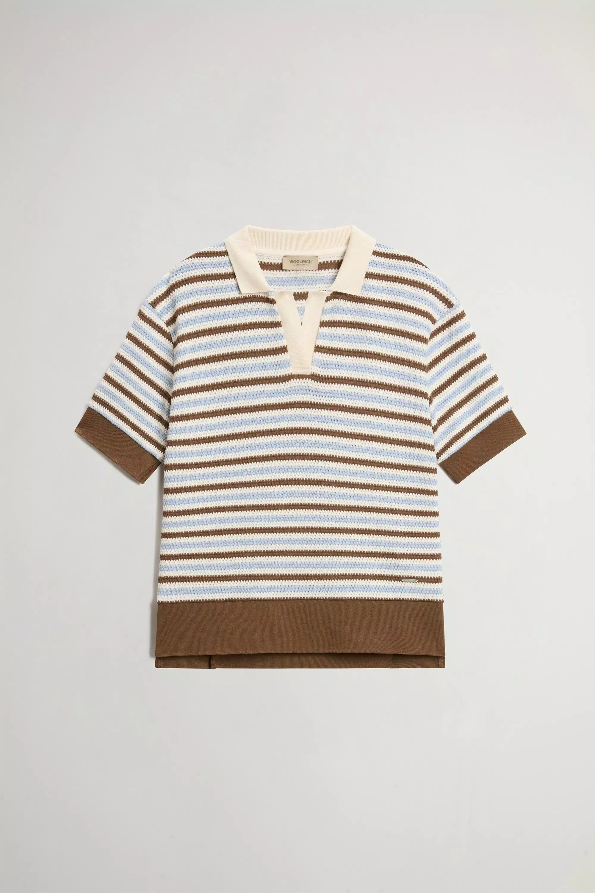 Polo in Cotone con Fantasia a Strisce - Fantasia Acorn