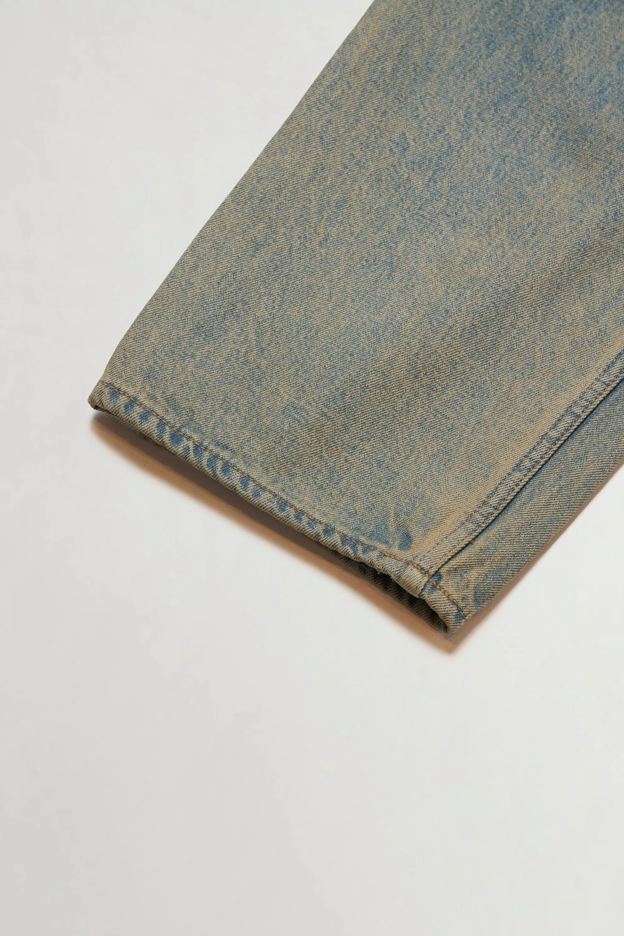 Jeans a Cinque Tasche in Denim di Cotone Puro - Blu Chiaro