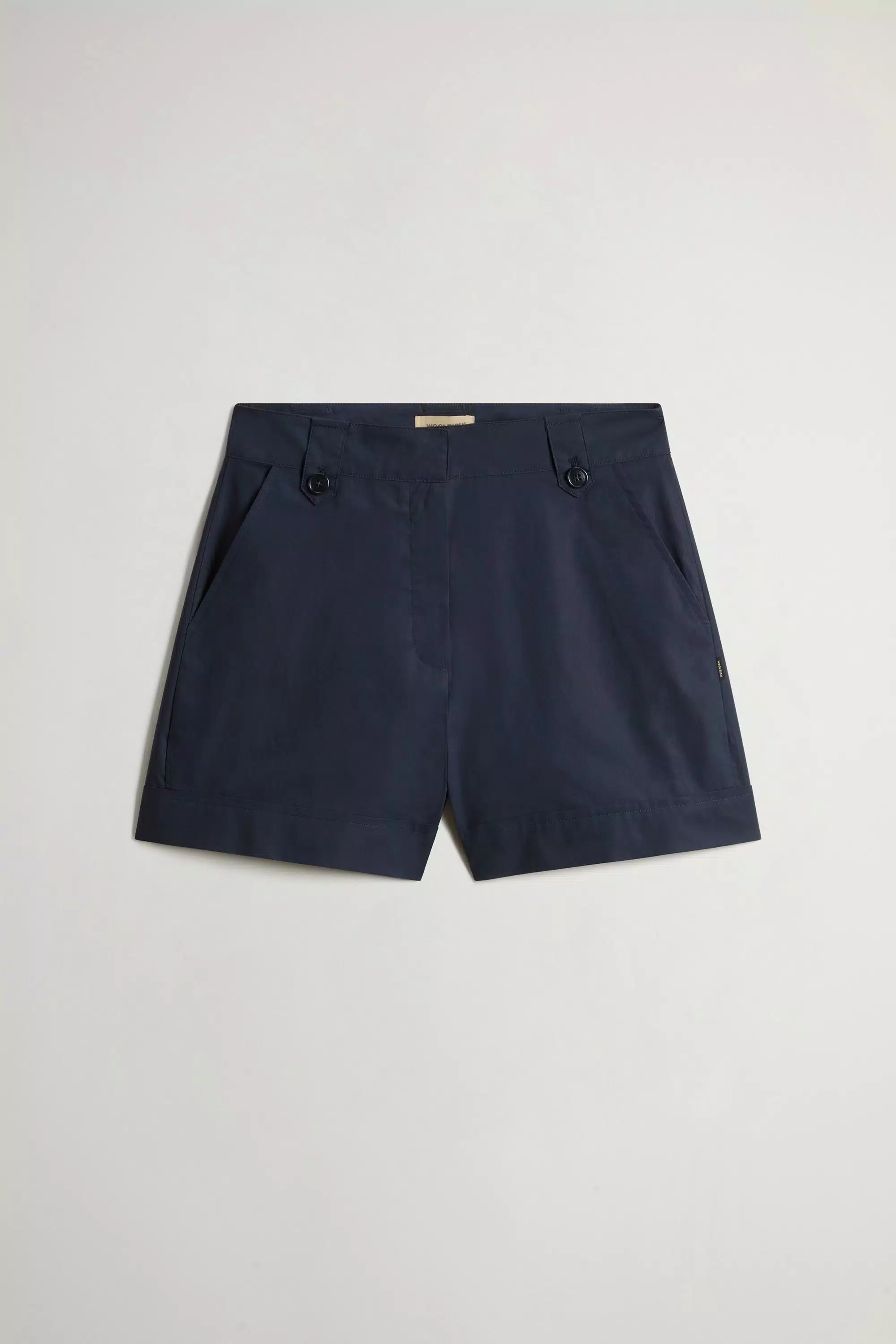 Pantaloncini in popeline di cotone puro - Melton Blu