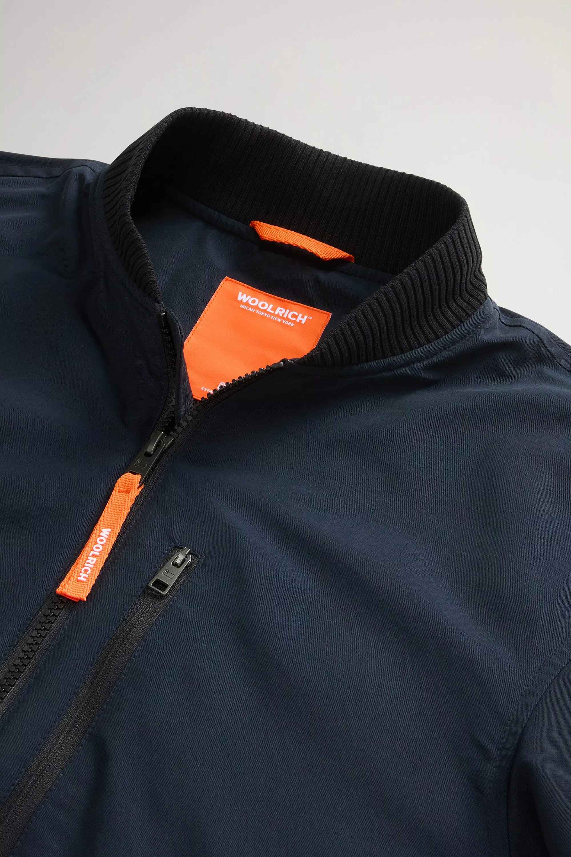Giubbotto Bomber per Bambini in Tessuto Leggero Ramar - Melton Blu