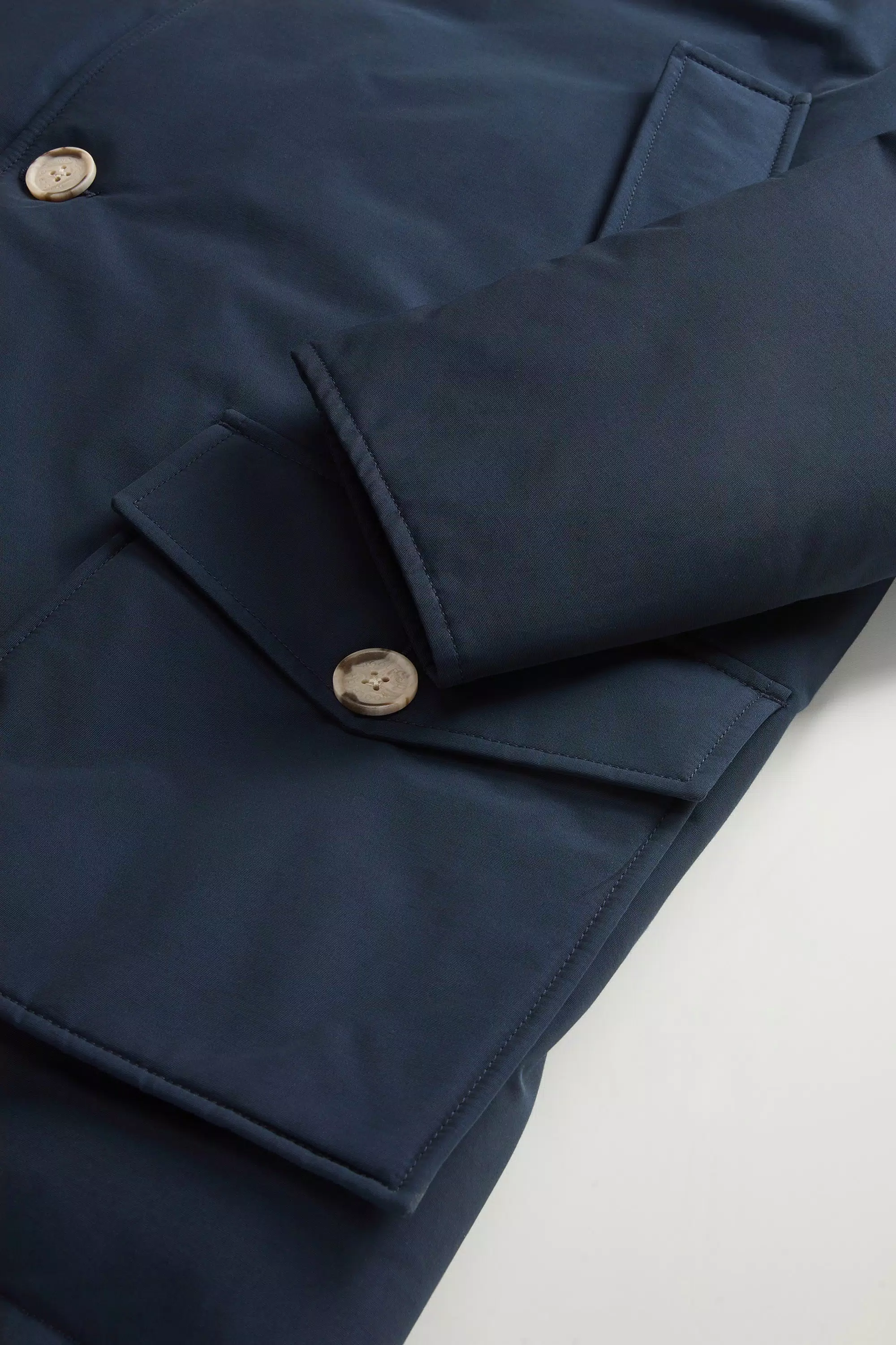 Parka Artica in Tessuto Ramar - Blu Melton