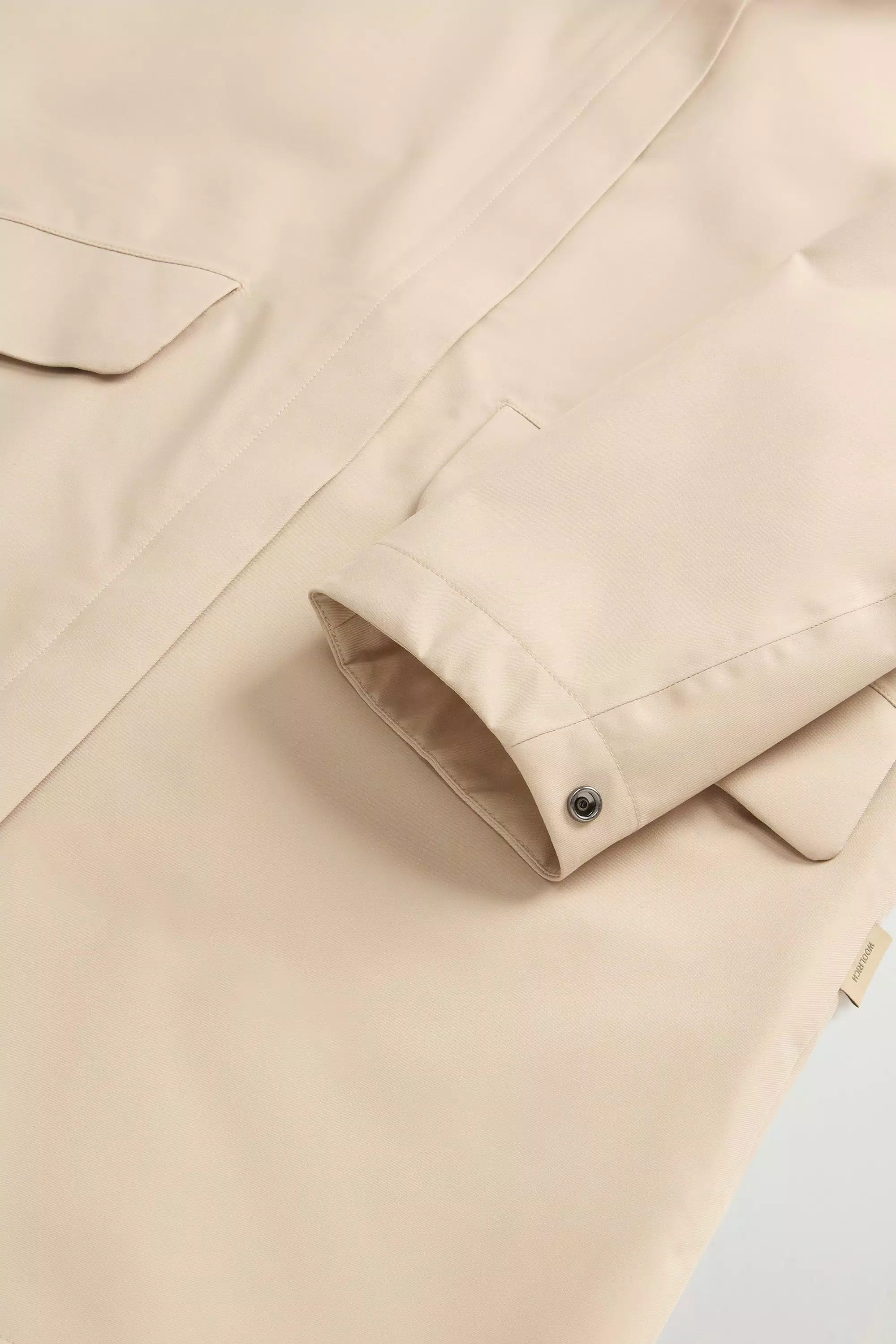 Parka Impermeabile in Tessuto Leggero Stretch - White Pepper