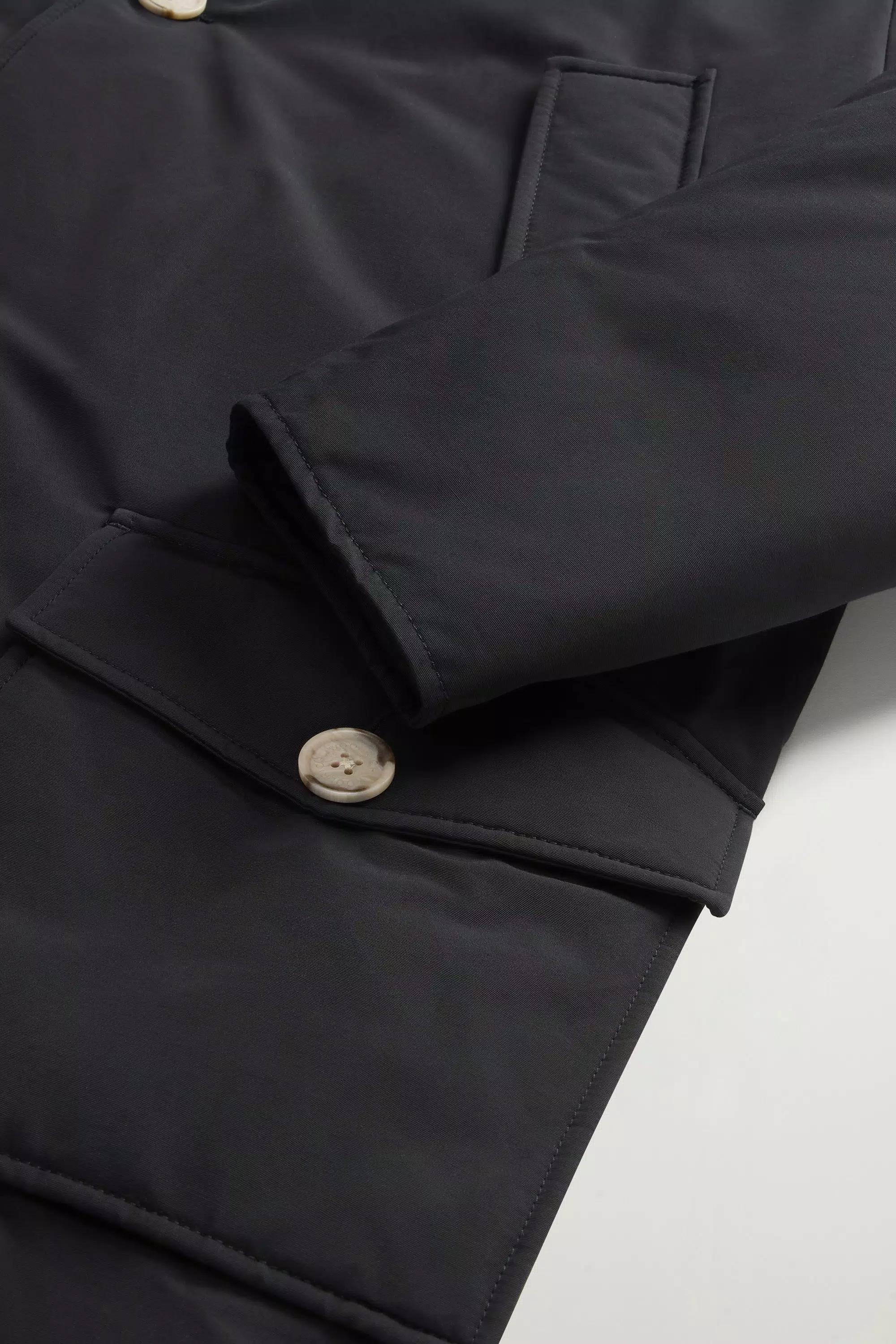 Parka Artica in Tessuto Ramar - Nero