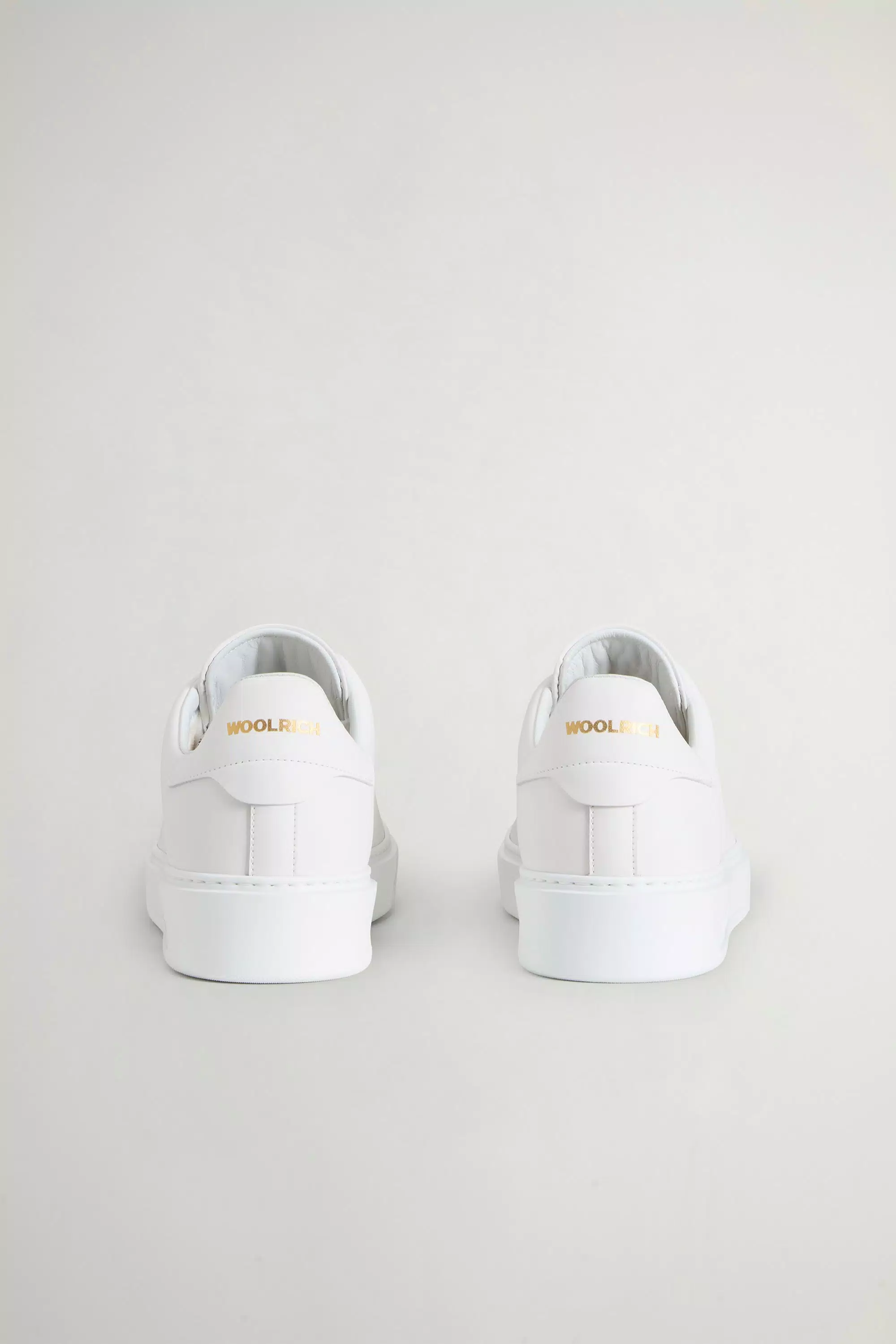 Sneakers Classic Court in Cuoio di Vitello - Bianco Bianco