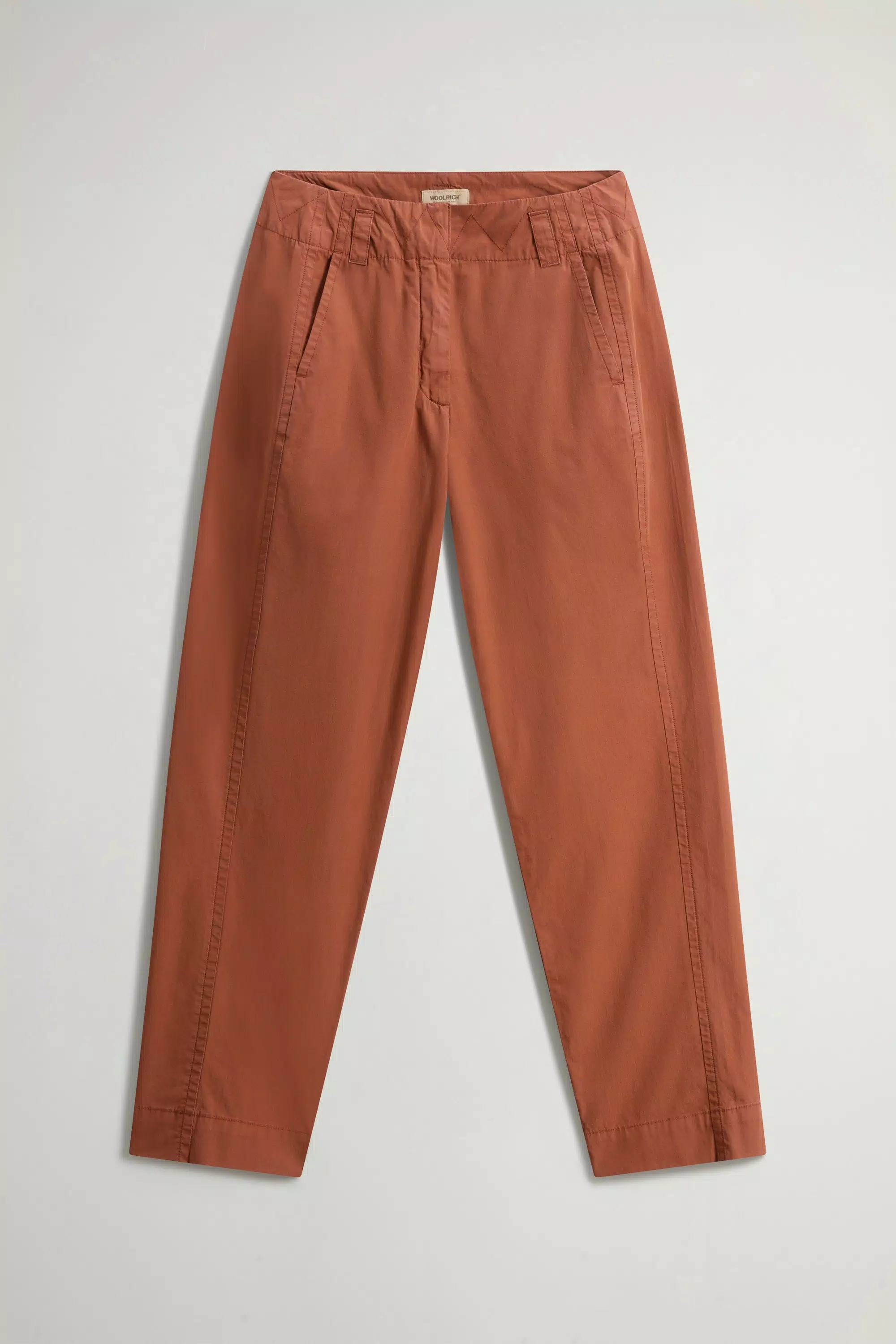 Pantaloni Carota Tinti in Popeline di Cotone Puro - Acorn