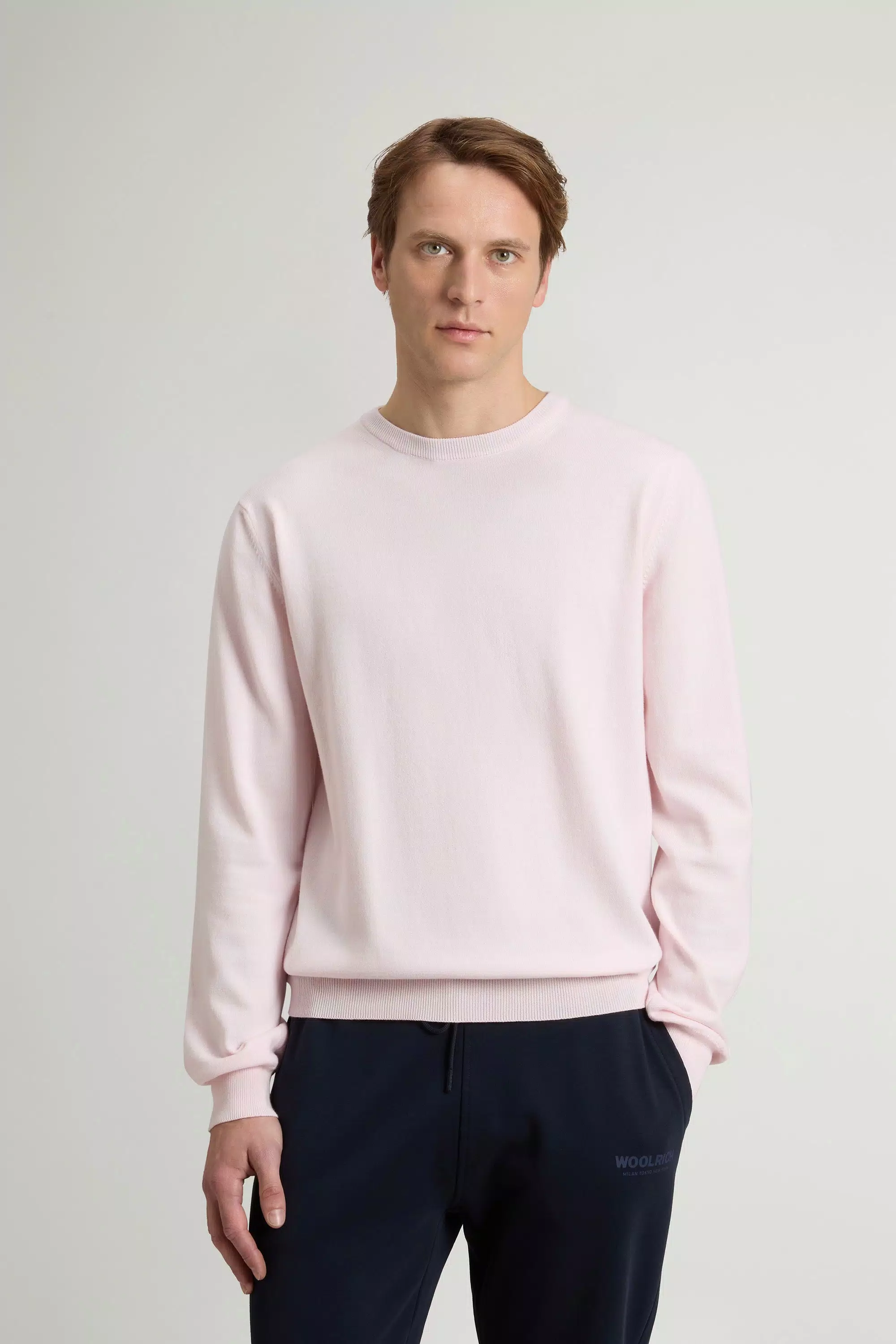 Pullover in Cotone Puro - Lilla Chiaro