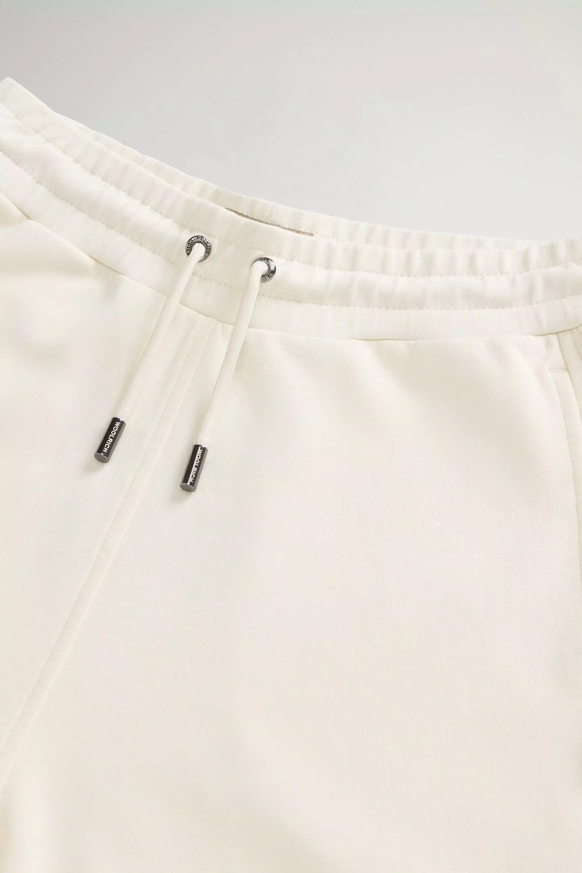 Shorts in Cotone-Misto Interlock - Avorio Latte