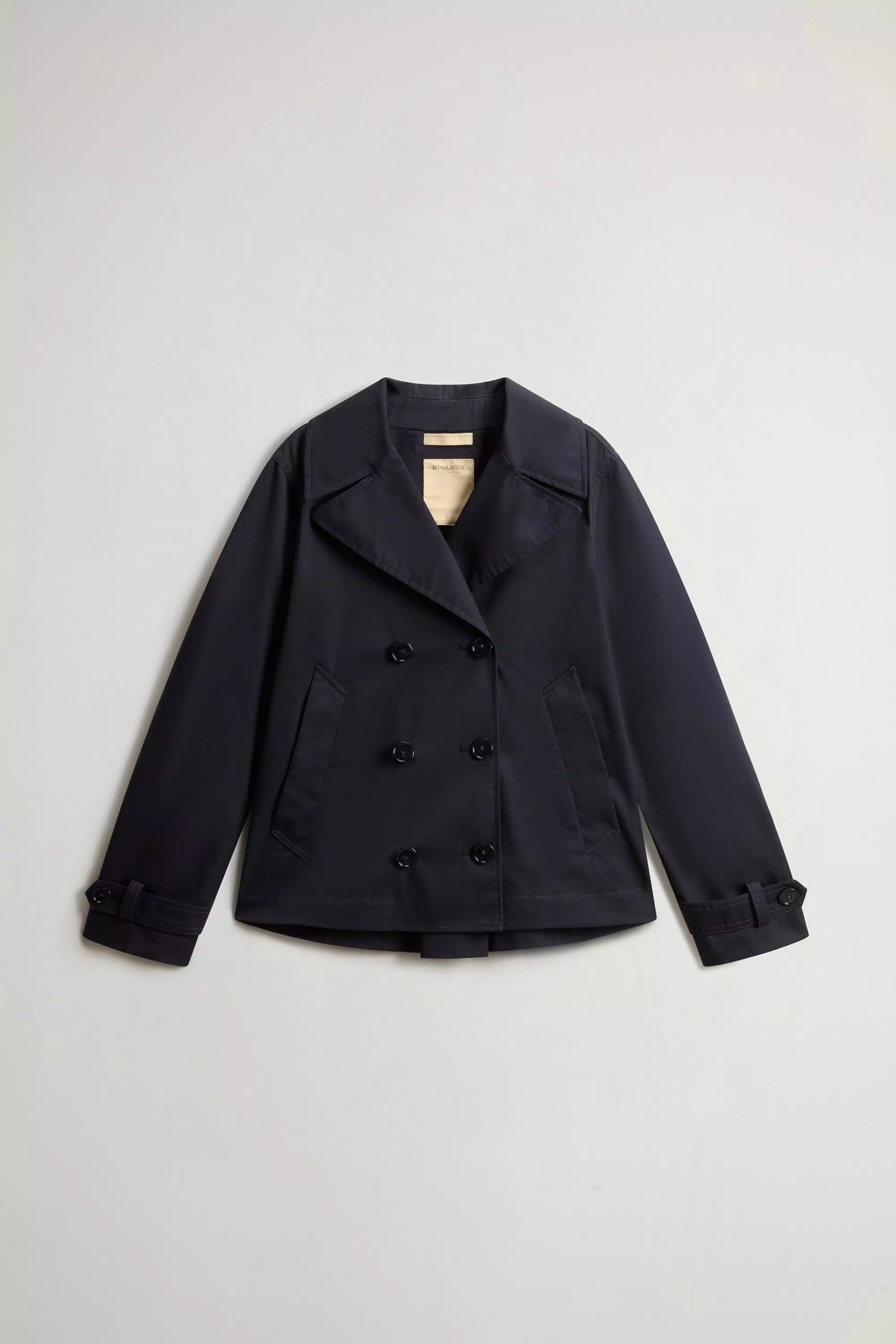Giubbotto in Cotone Puro - Blu Melton