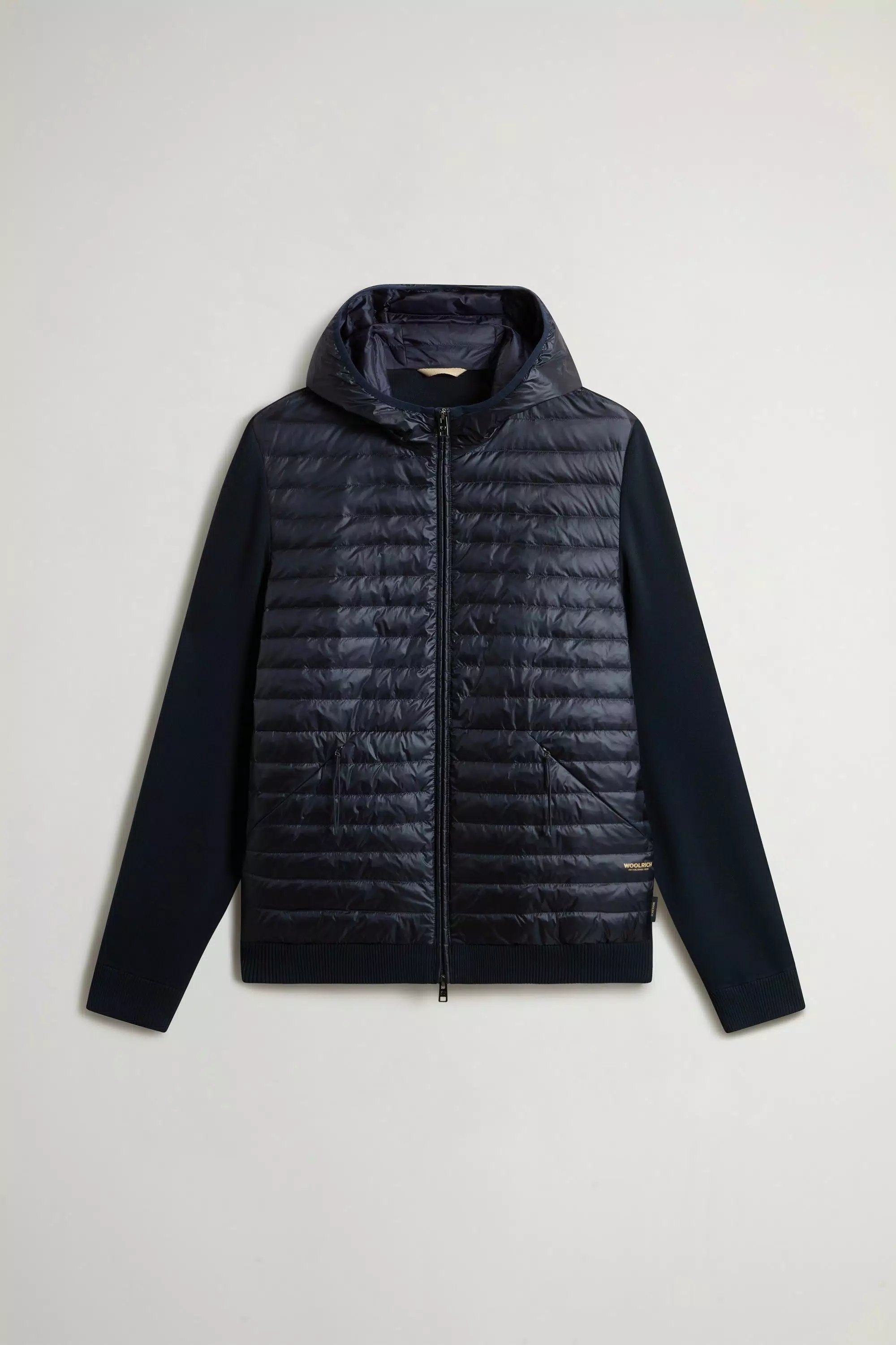 Giubbotto ibrido Allen in nylon ripstop - Blu Melton