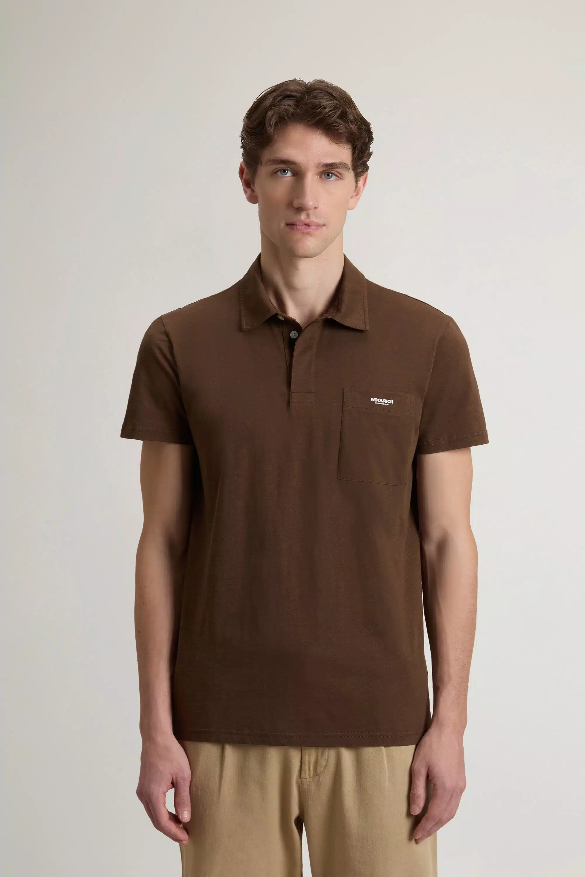 Maglia Polo in Cotone Puro con Finitura Slub - Nero Grigio