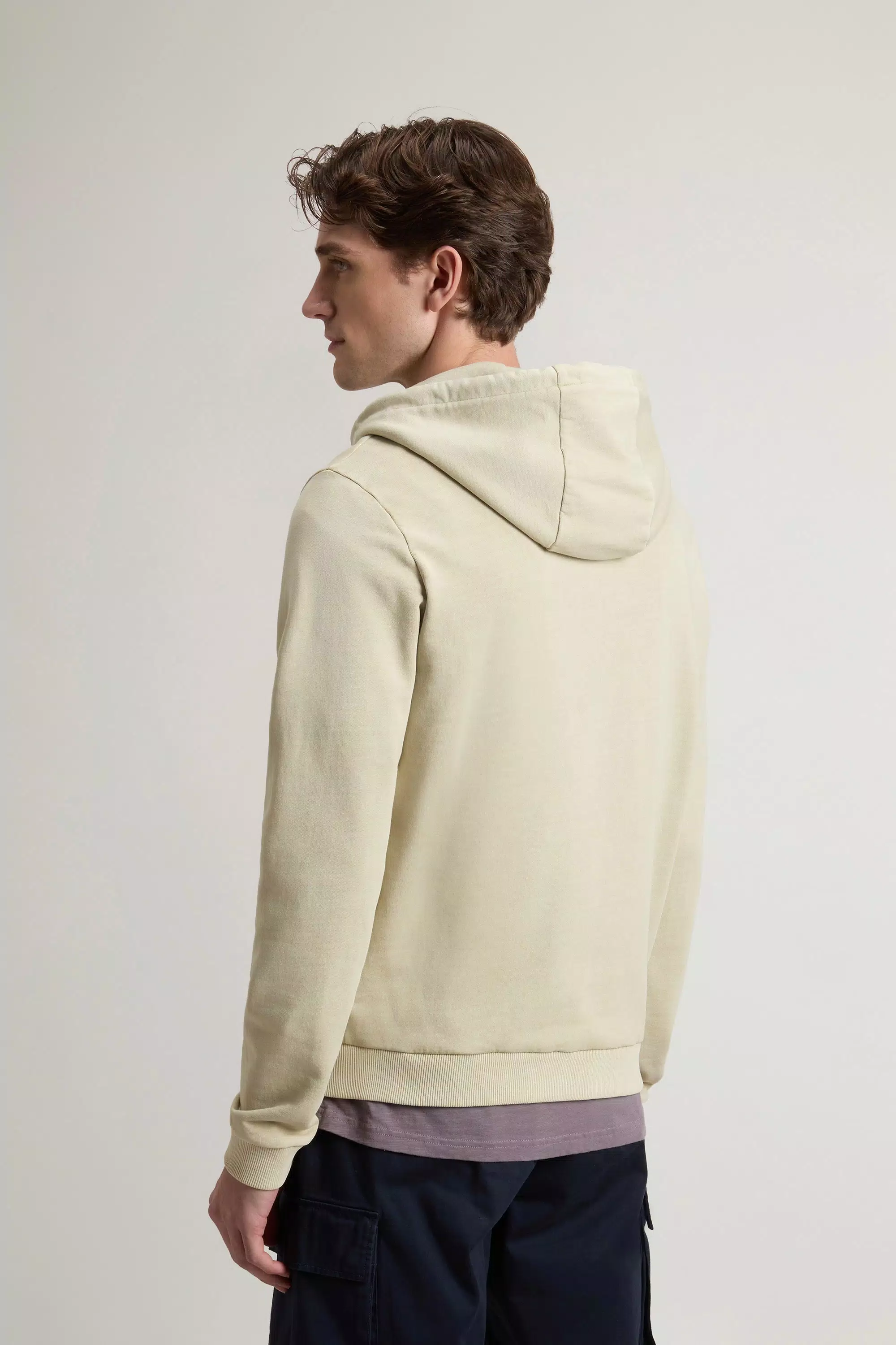 Felpa Garment-Dyed in Cotone Puro - Lint Finito