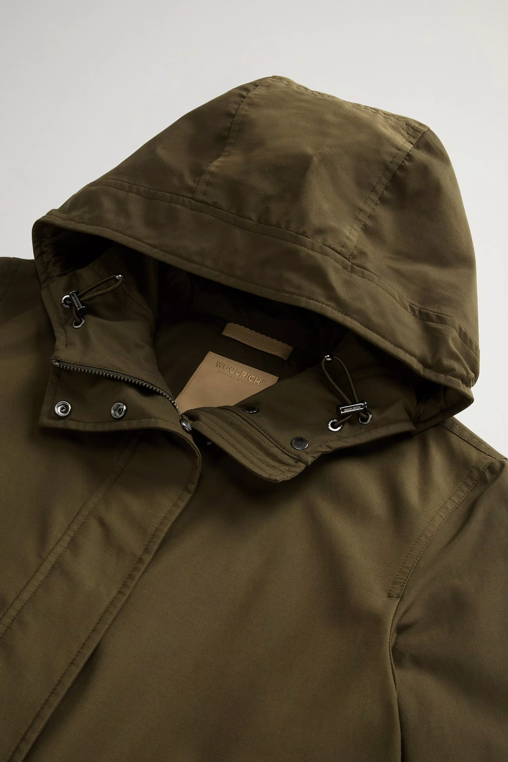 Parka in Light Ramar - Verde Scuro