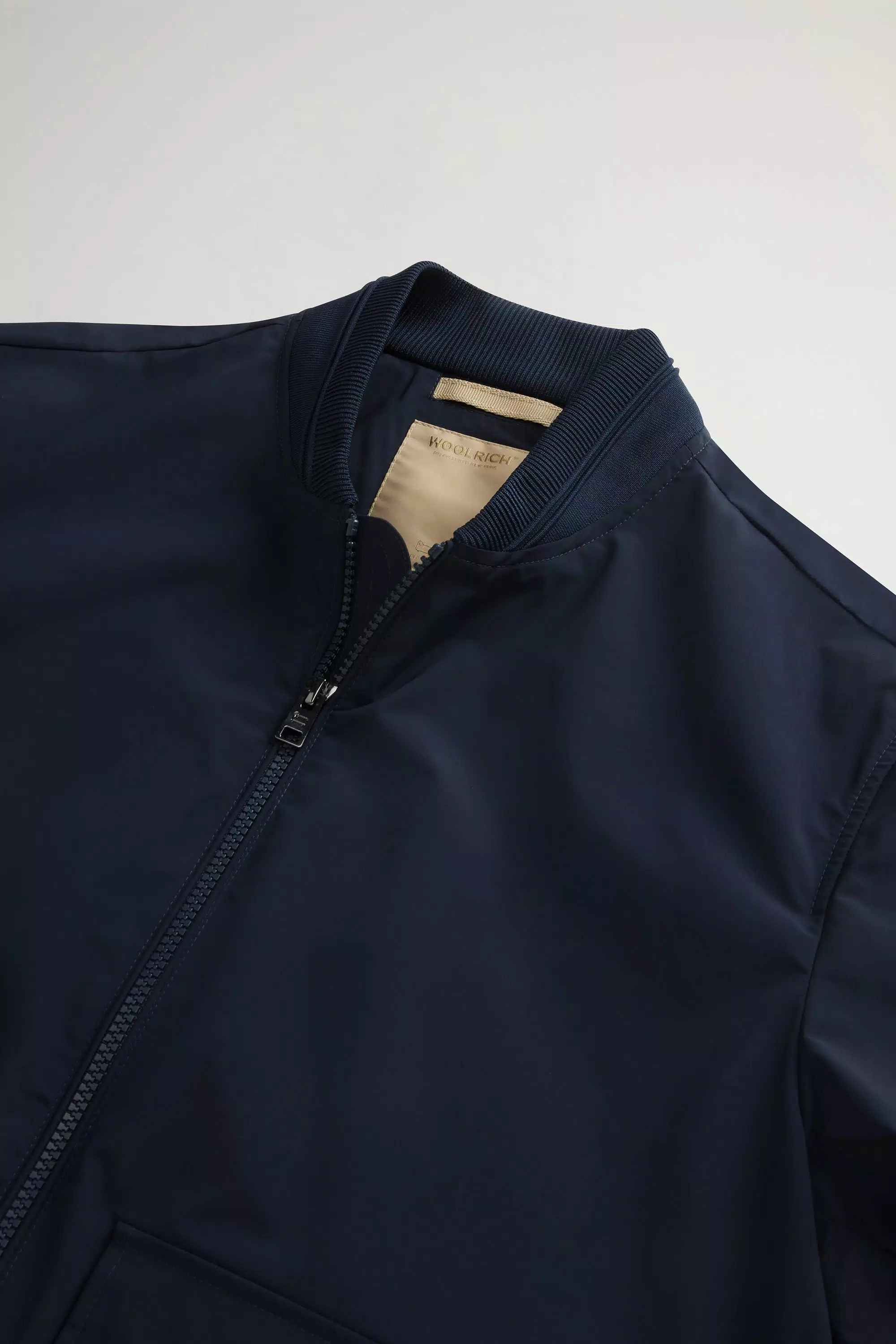 Giacca Bomber Wesley in Tessuto Urban Touch - Blu Melton