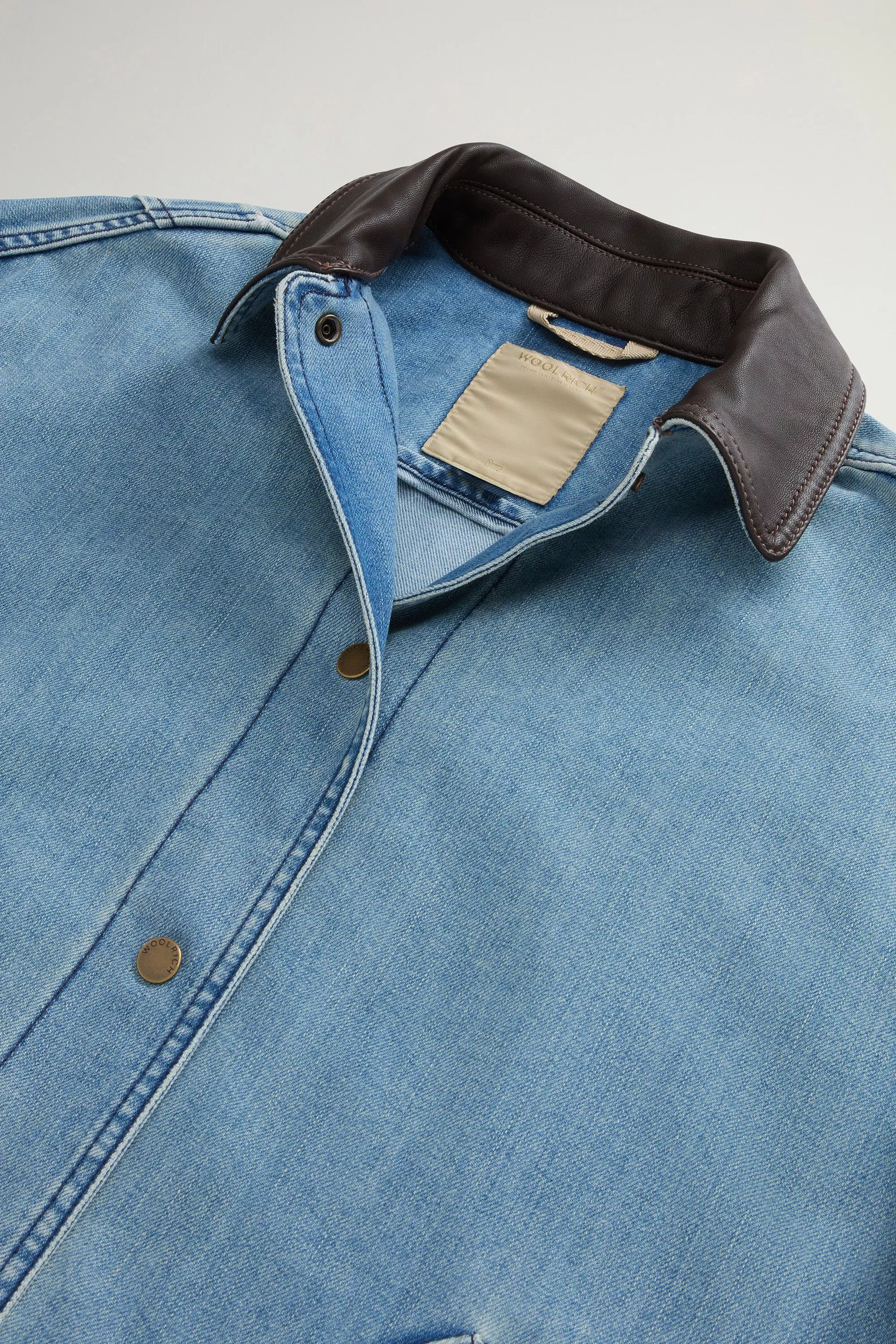 Giacca Barn in Denim in Cotone Kodenshi - Blu Chiaro