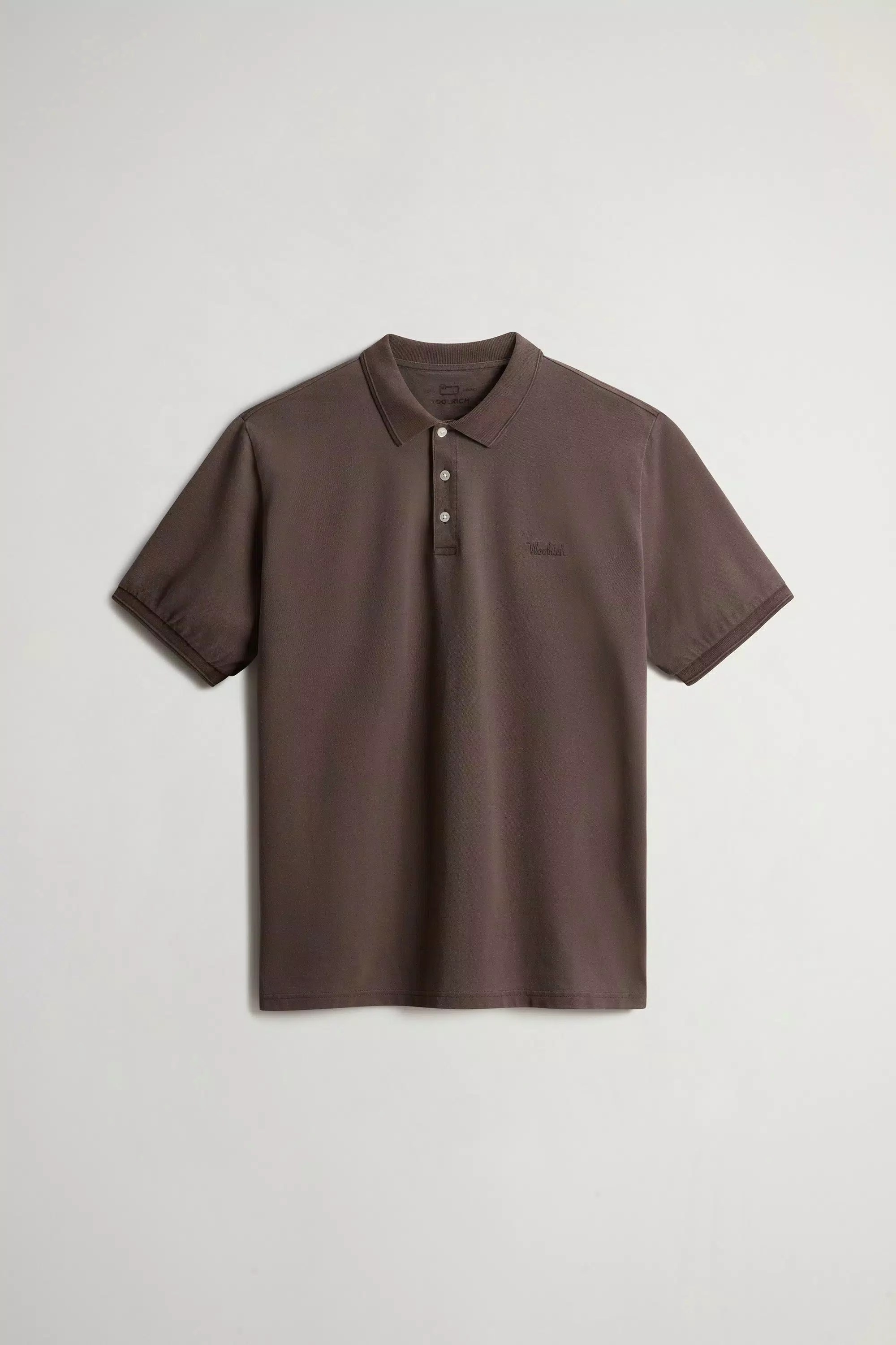 Maglietta Polo Mackinack in Cotone Piqué Elasticizzato - Nero Slate Finito