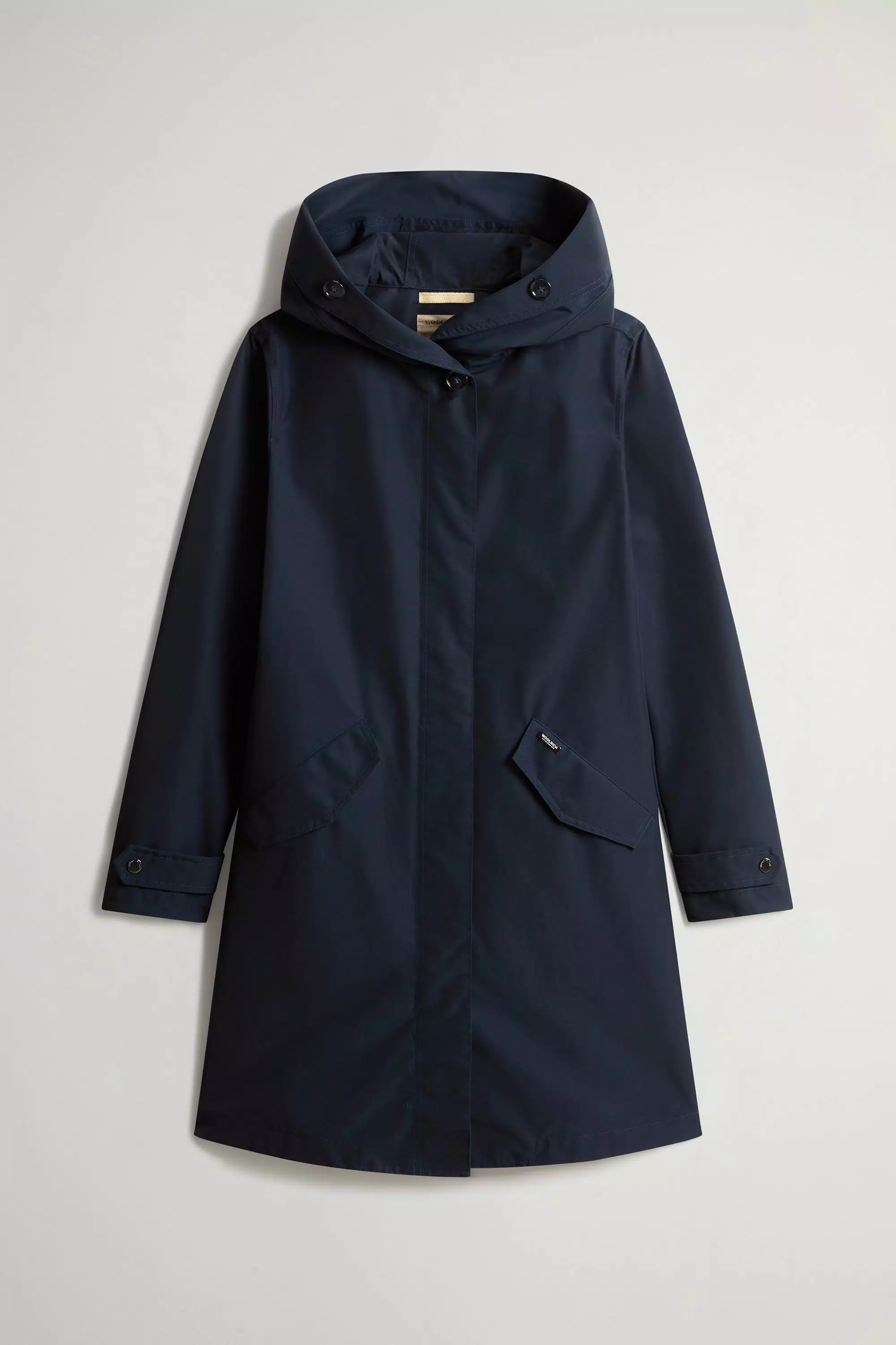Parka Prescott in Tessuto Ramar a Doppio Strato - Blu Melton