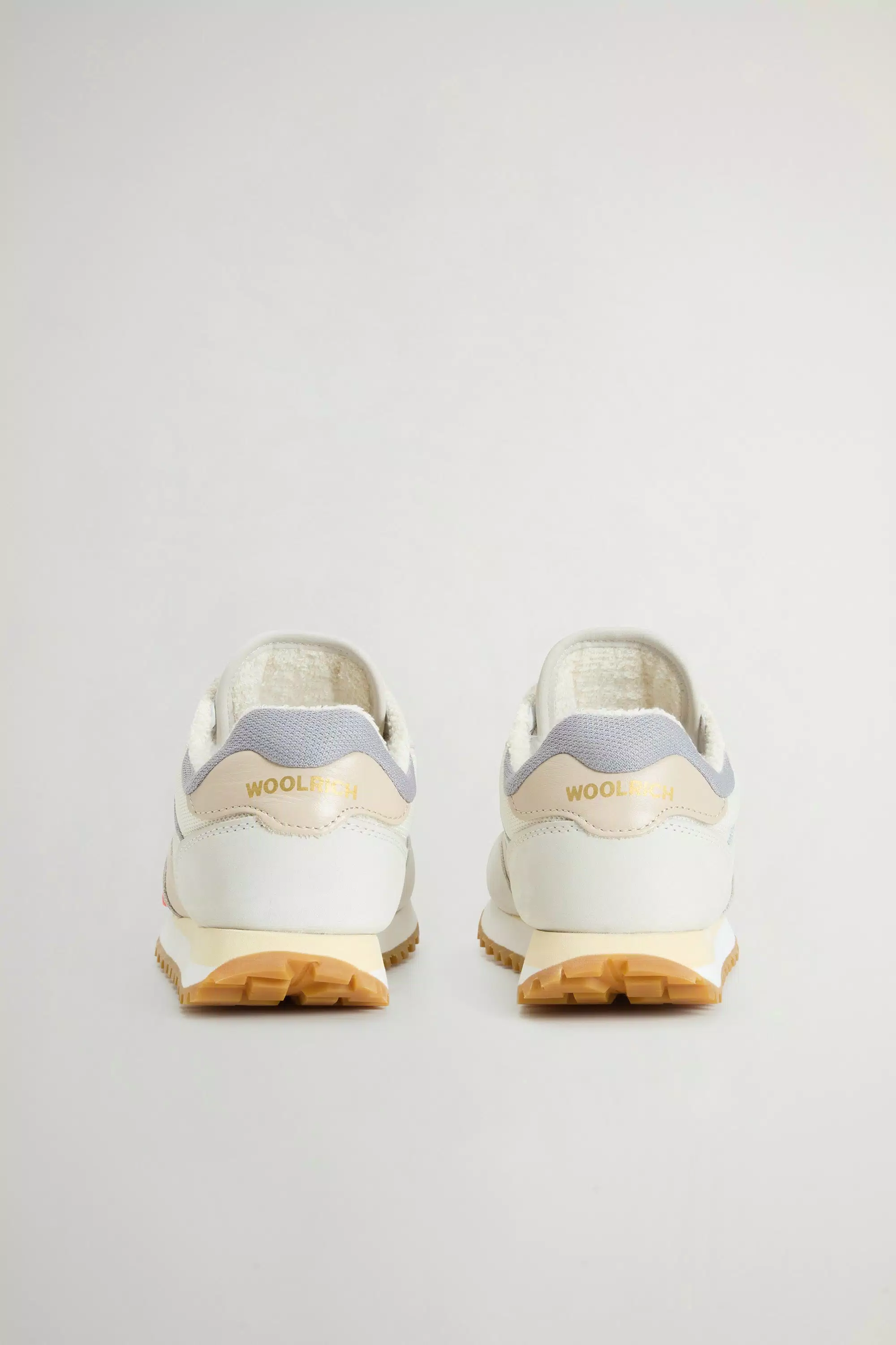 Sneakers in Gravel in Nylon con Inserti in Pelle e Suede - Whipped Cream Whipped Cream