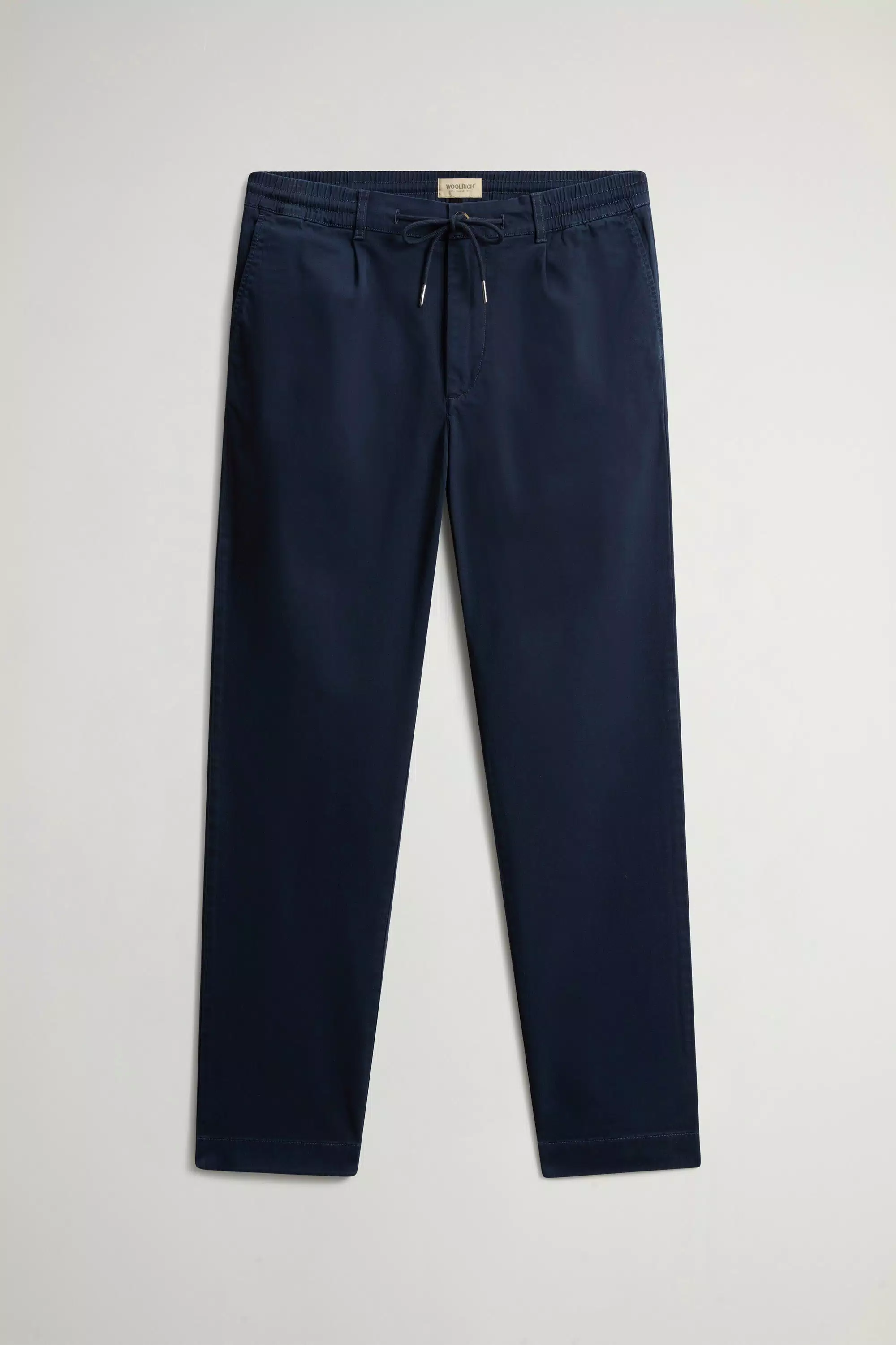 Pantaloni Milton in Cotone Twill Tinti in Fabbrica - Blu Melton
