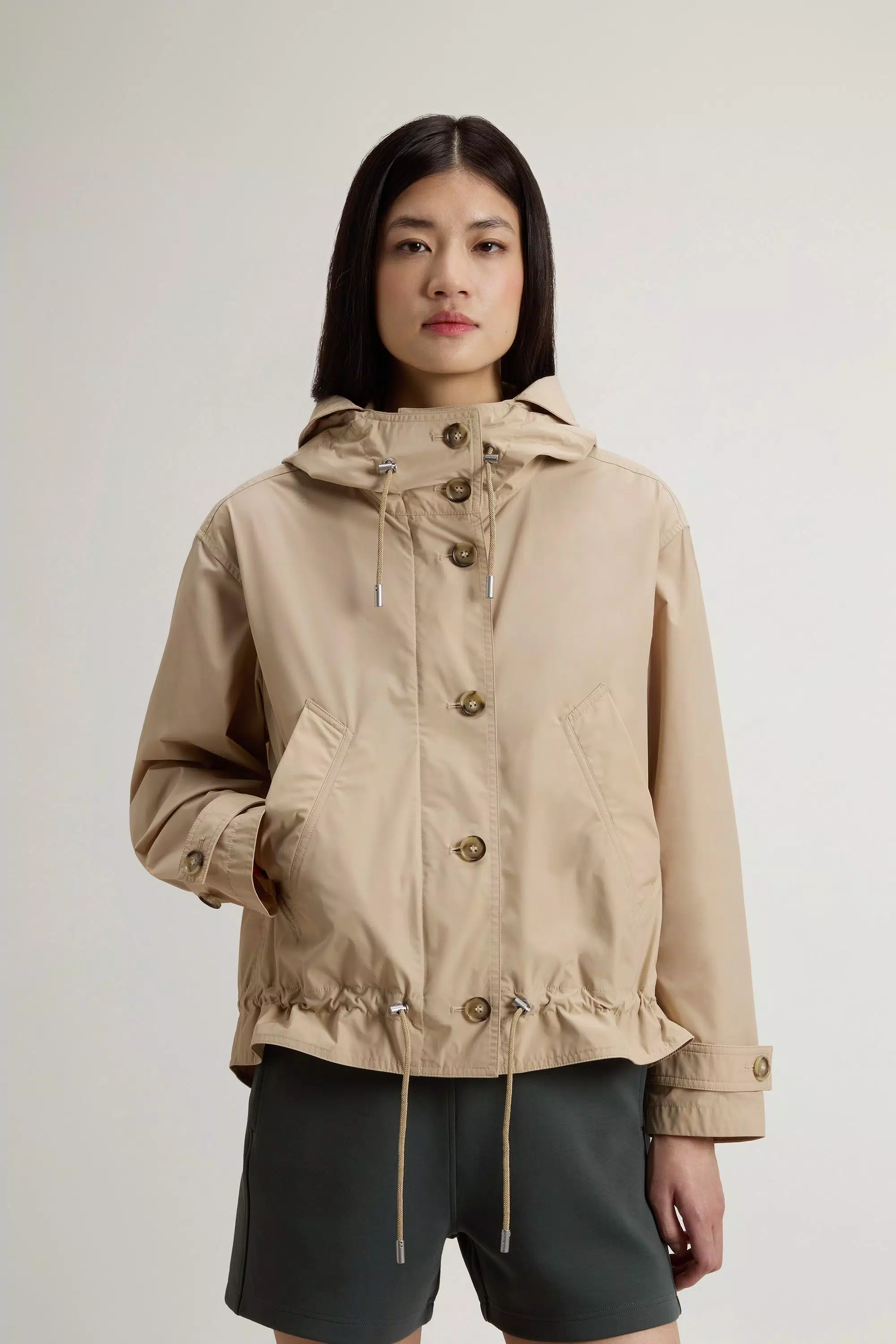 Parka Corta Urban Touch - White Pepper