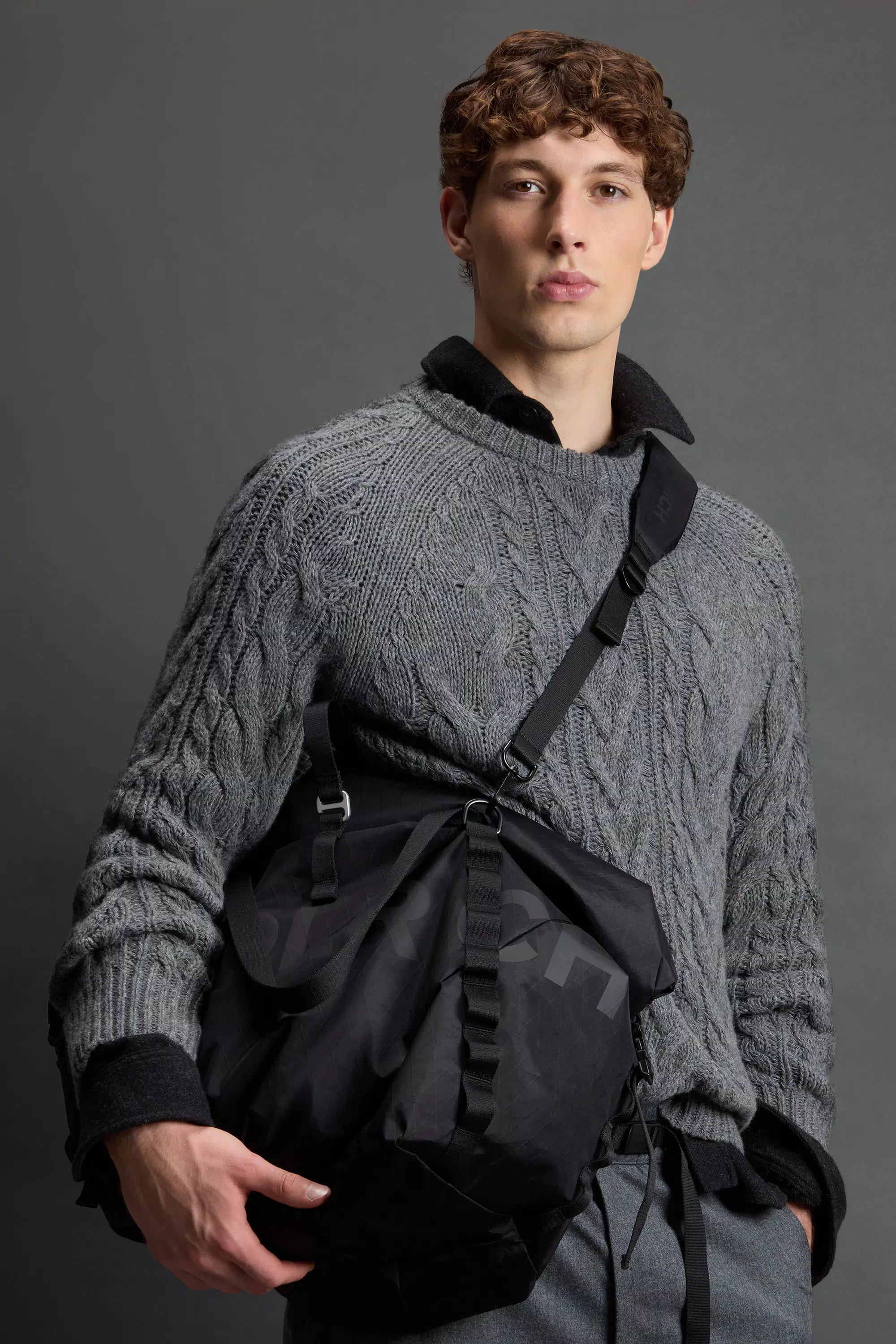 Borsa Holdall in X-PAC di Todd Snyder - Nero